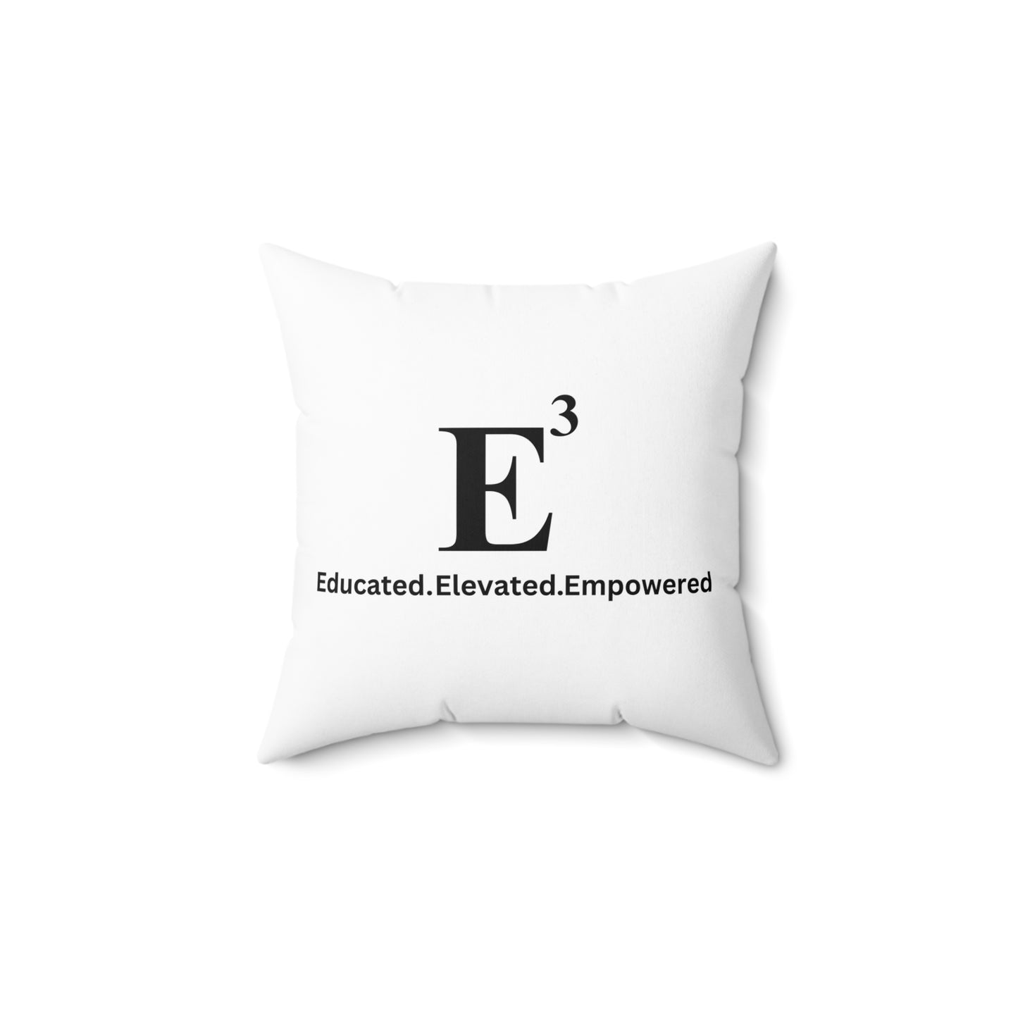 Educated Spun Polyester Square Pillow