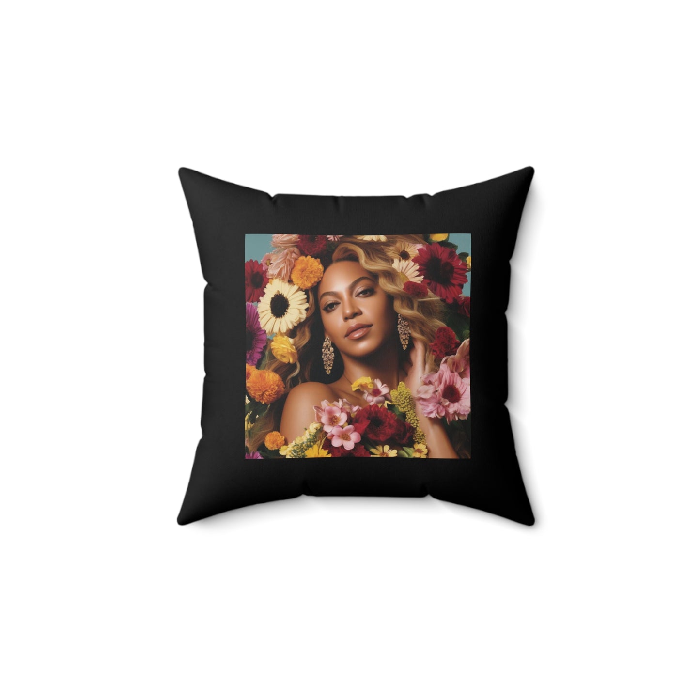 Women Spun Polyester Square Pillow