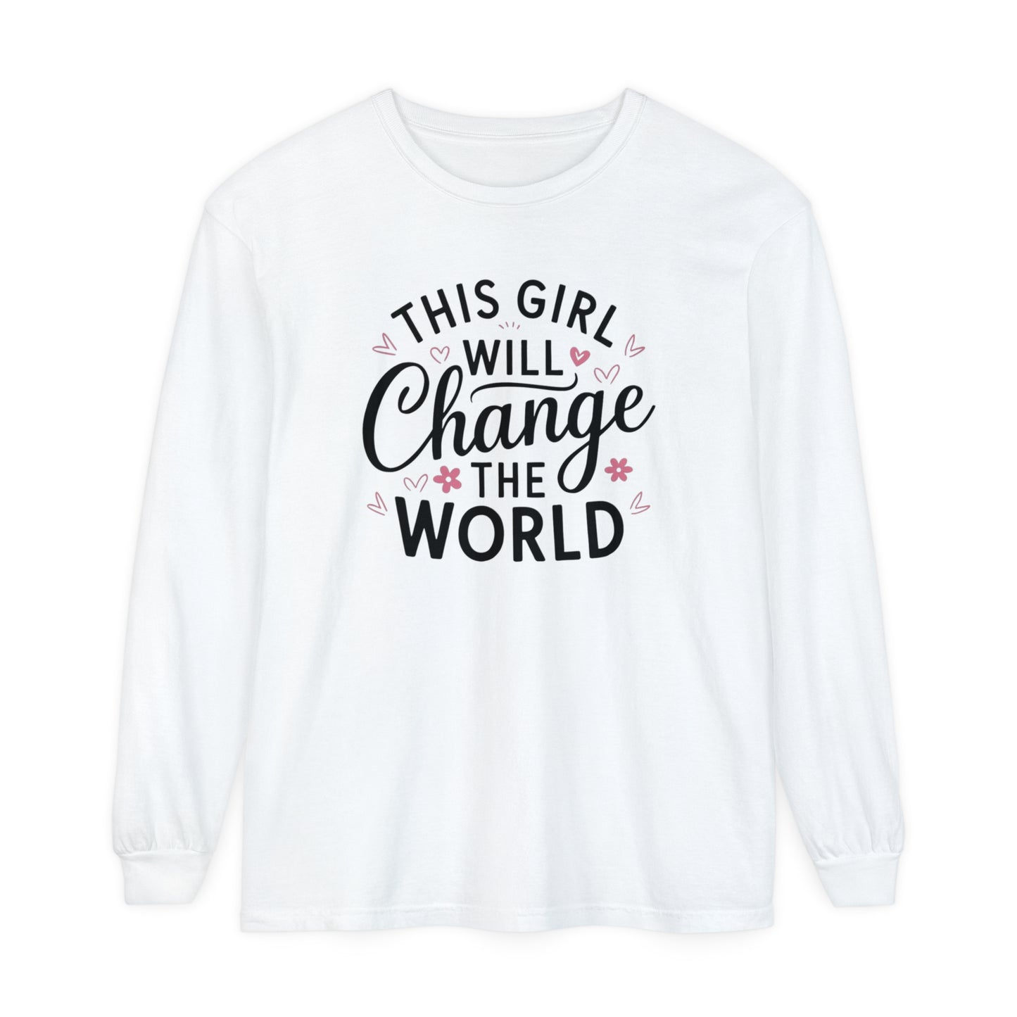 This Girl Garment-dyed Long Sleeve T-Shirt