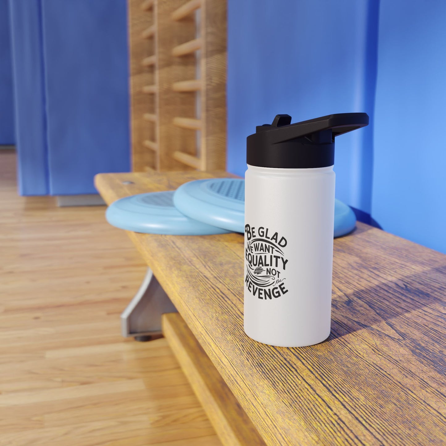 BE Glad Stainless Steel Water Bottle, Standard Lid