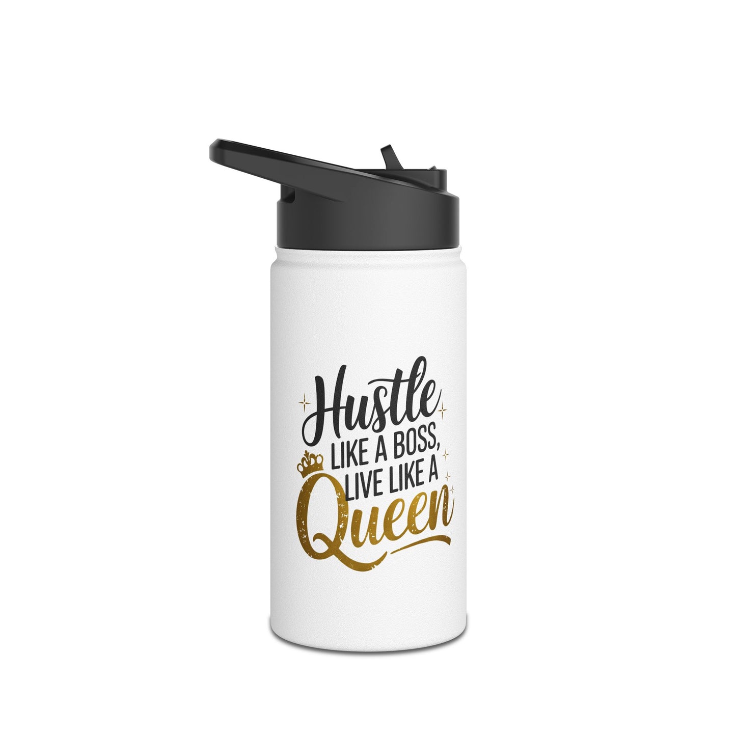 Hustle  Stainless Steel Water Bottle, Standard Lid