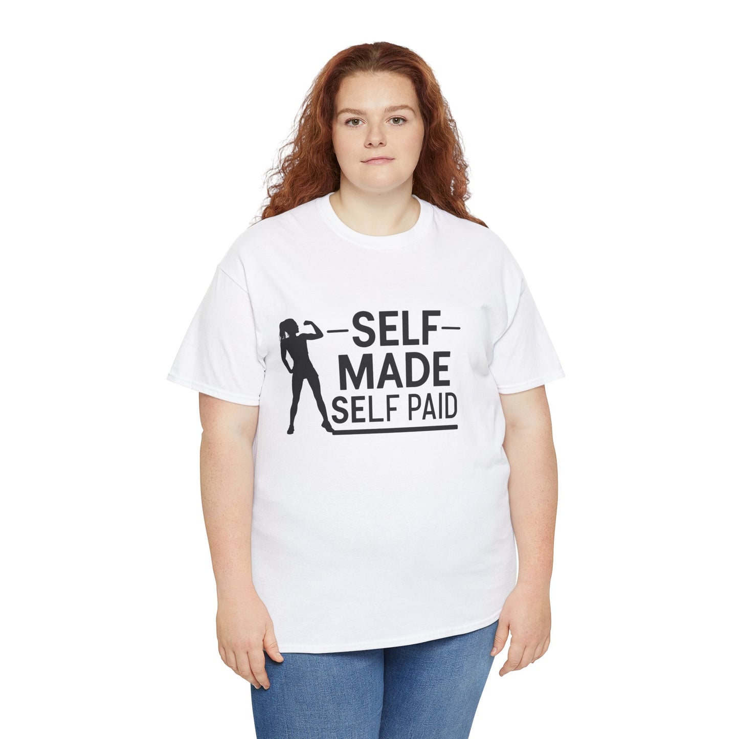 Self Made Printed T Shirt with Hearts