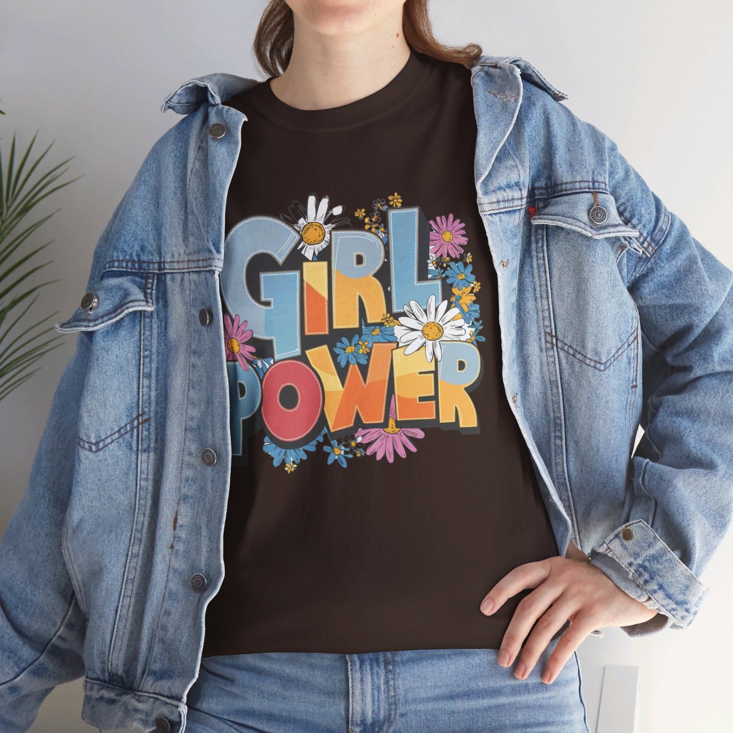 Girl Power Women Heavy Cotton Tee