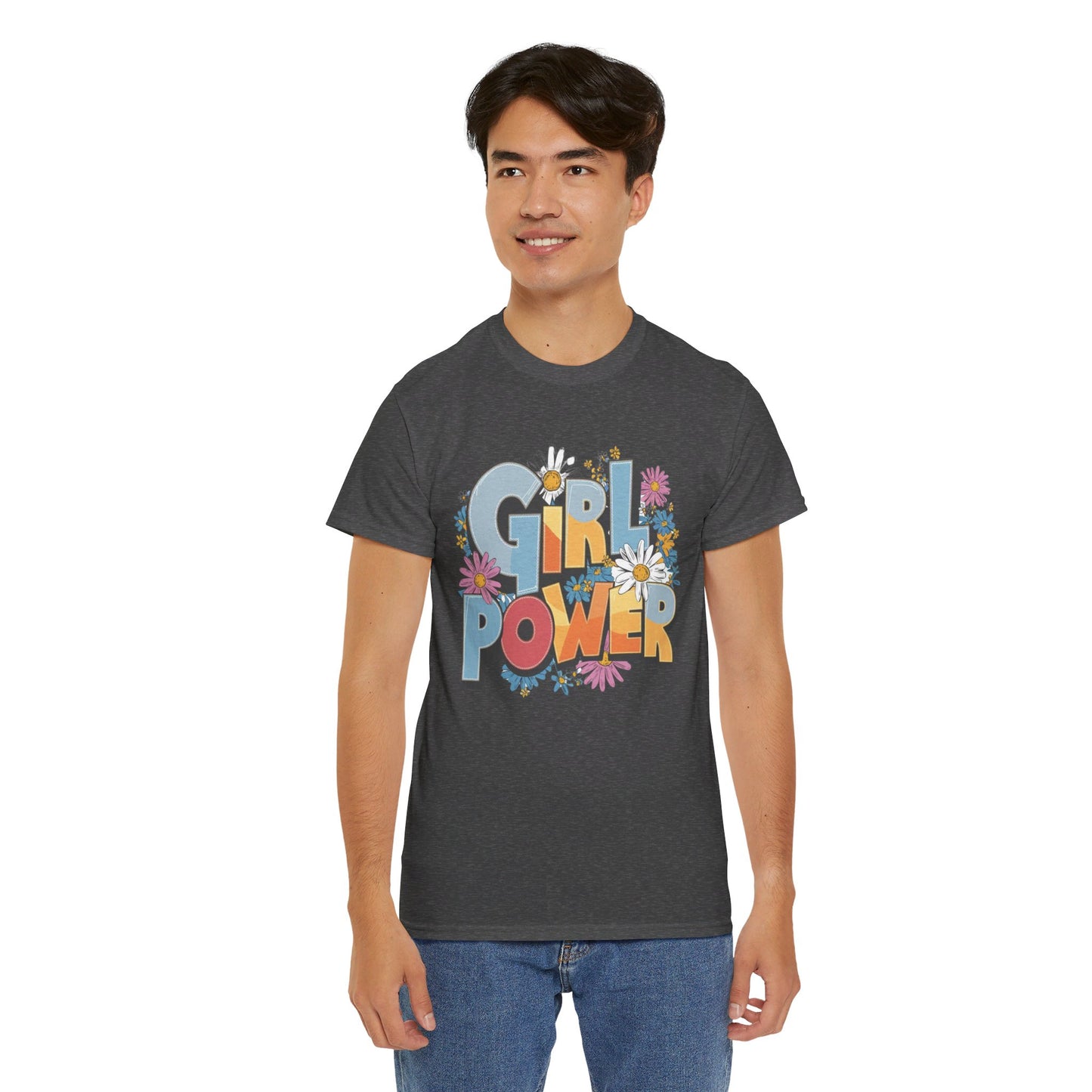 Girl Power Women Heavy Cotton Tee