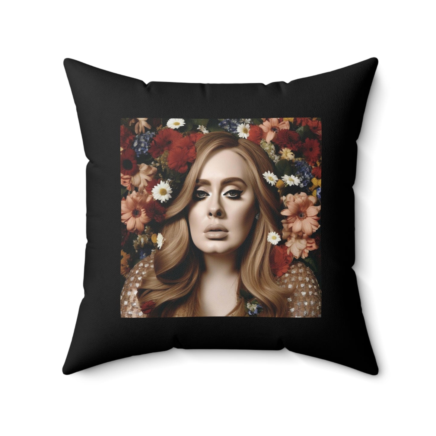 Women Spun Polyester Square Pillow
