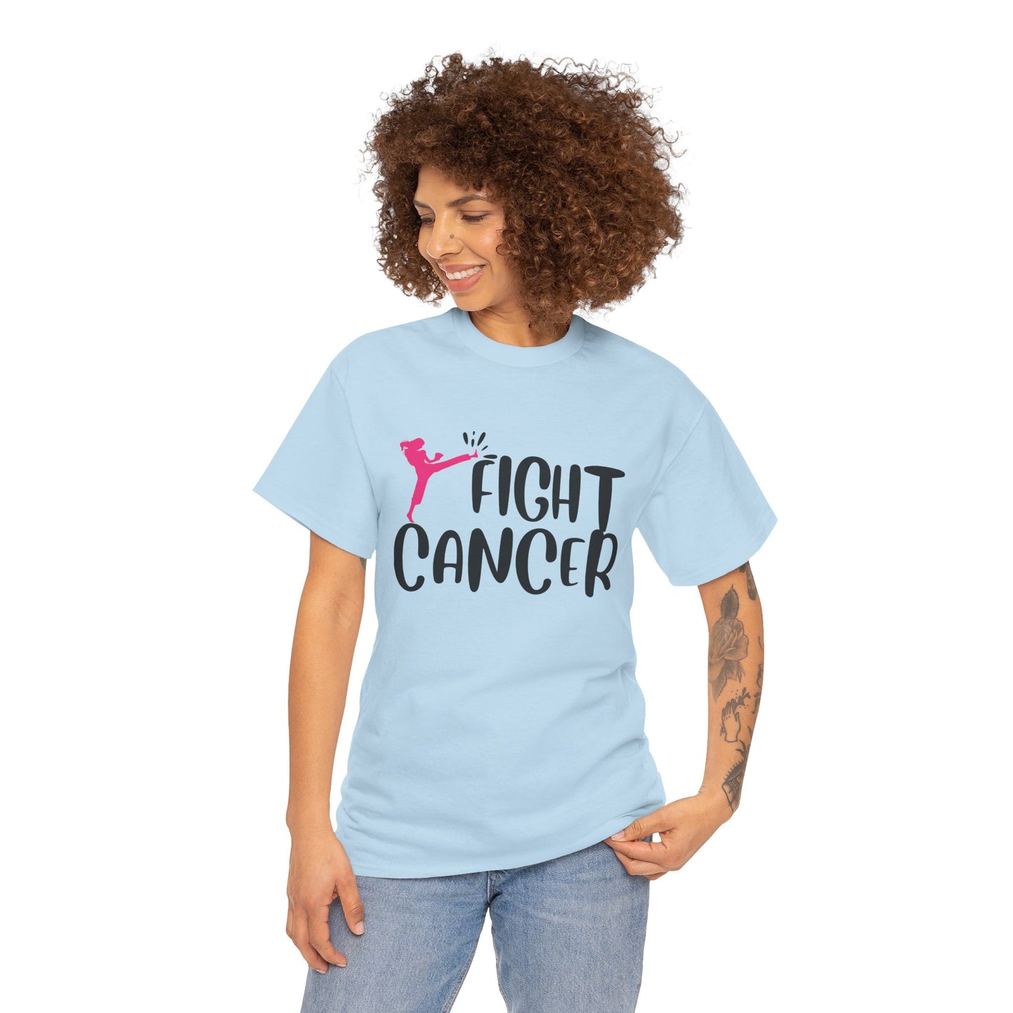 Fight Cancer Unisex Heavy Cotton Tee