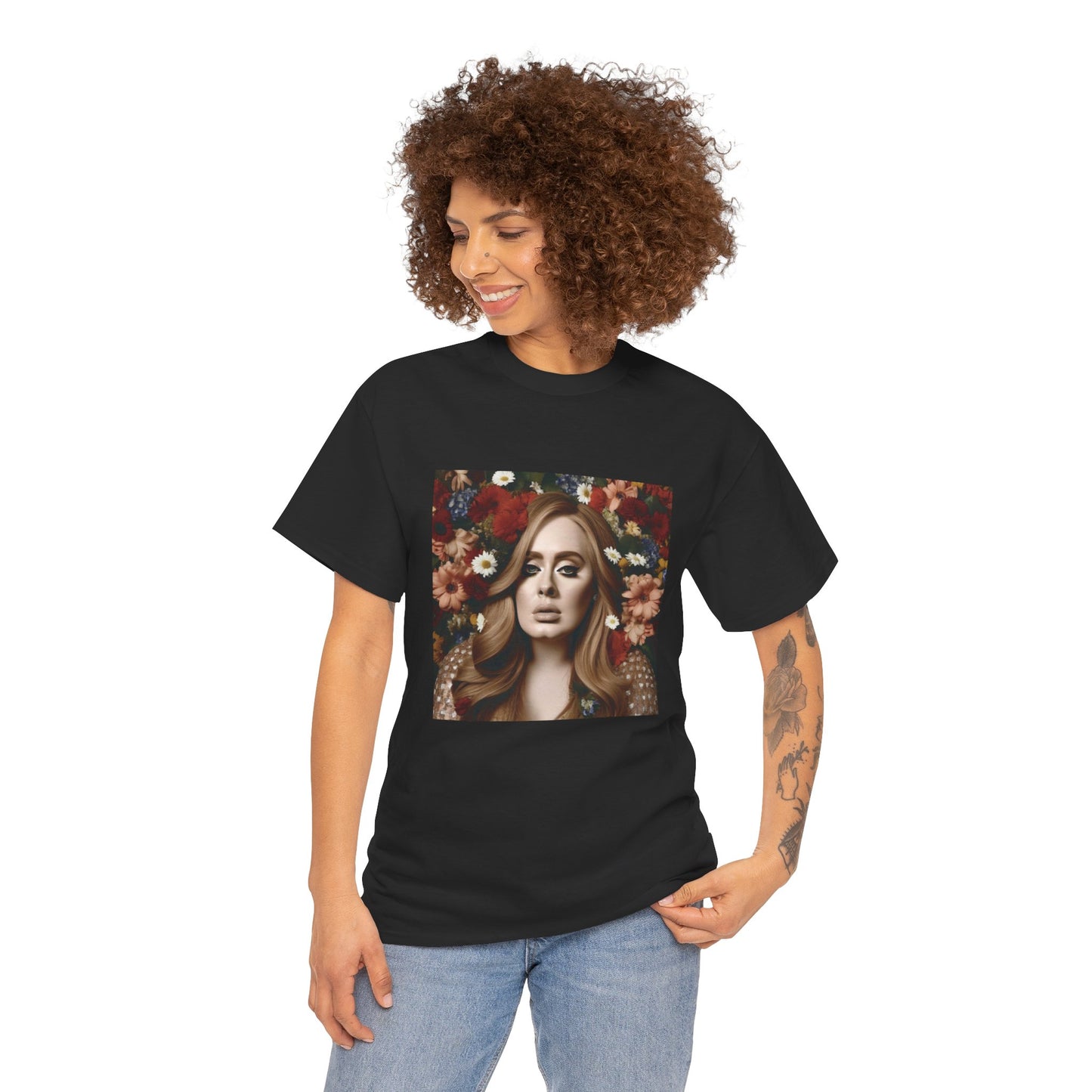 Adele T Shirt with Hearts