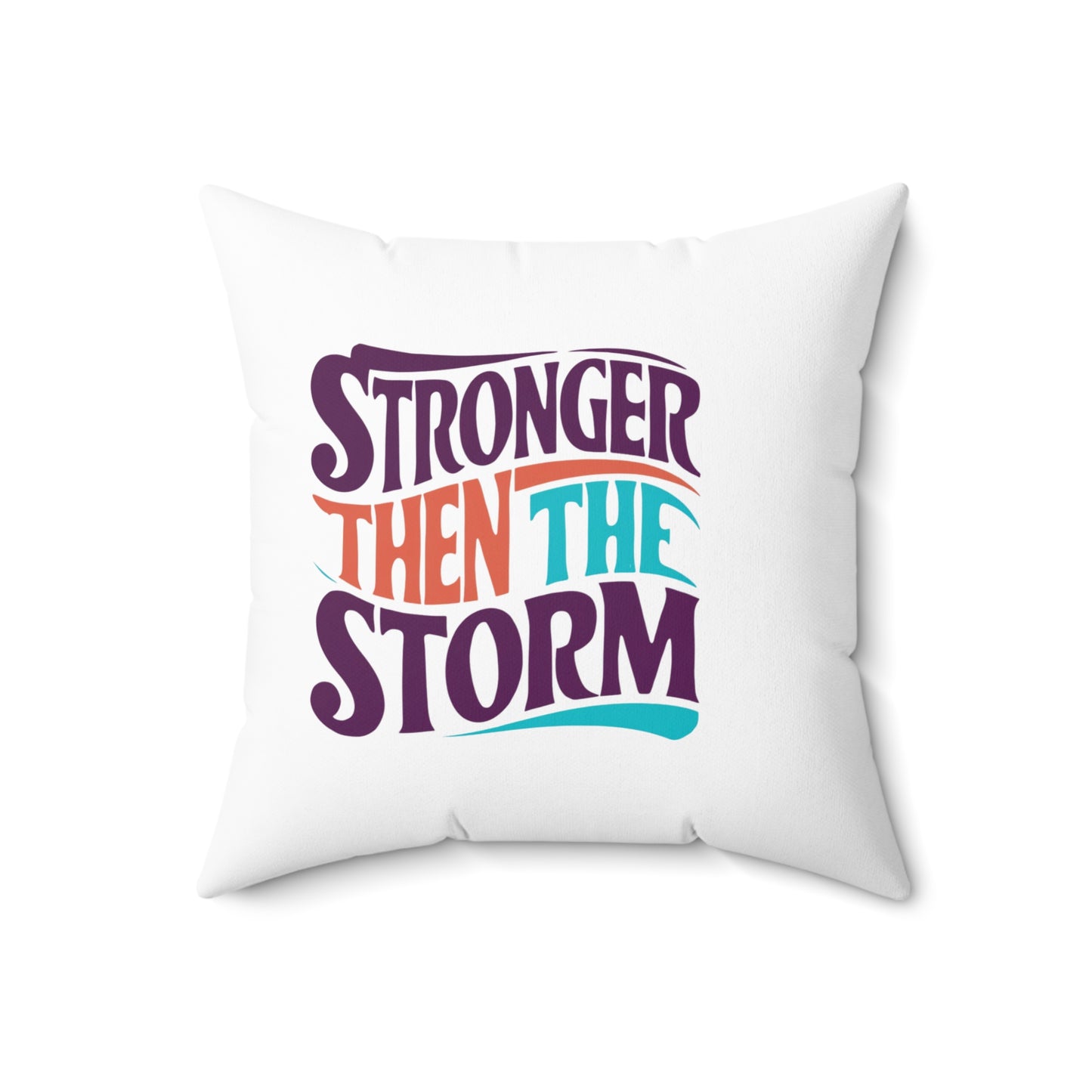 Stronger Spun Polyester Square Pillow
