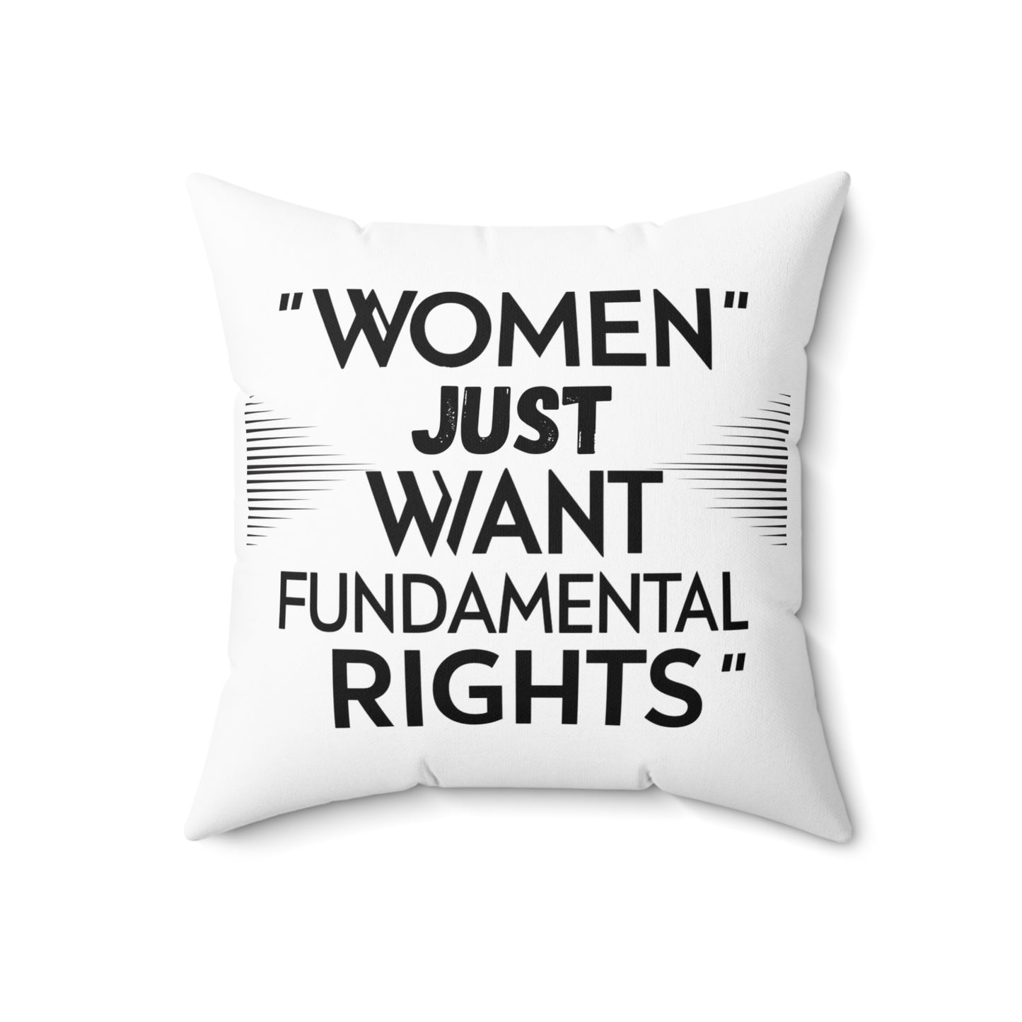 Women Spun Polyester Square Pillow