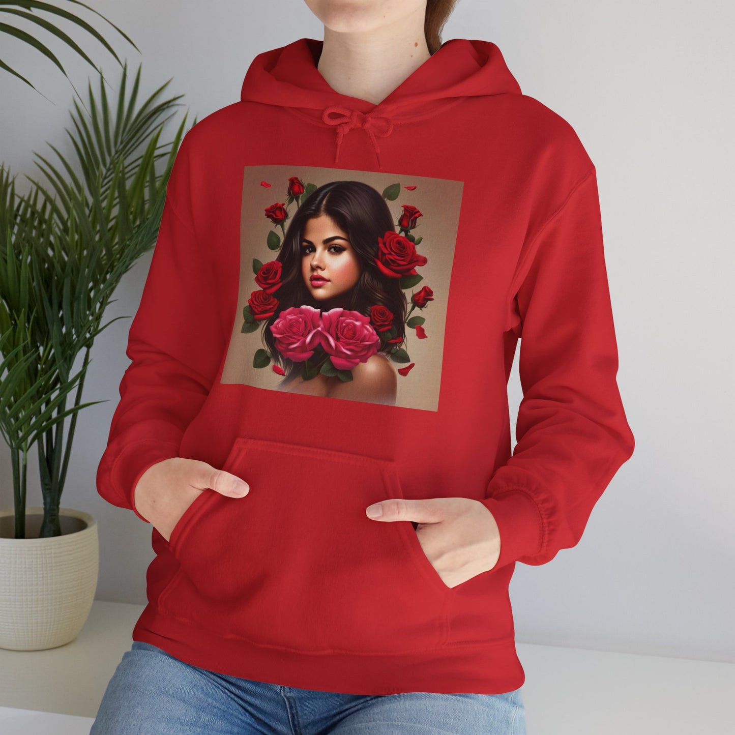 Selena Gomez Printed Unisex Heavy Blend™ Hooded Sweatshirt