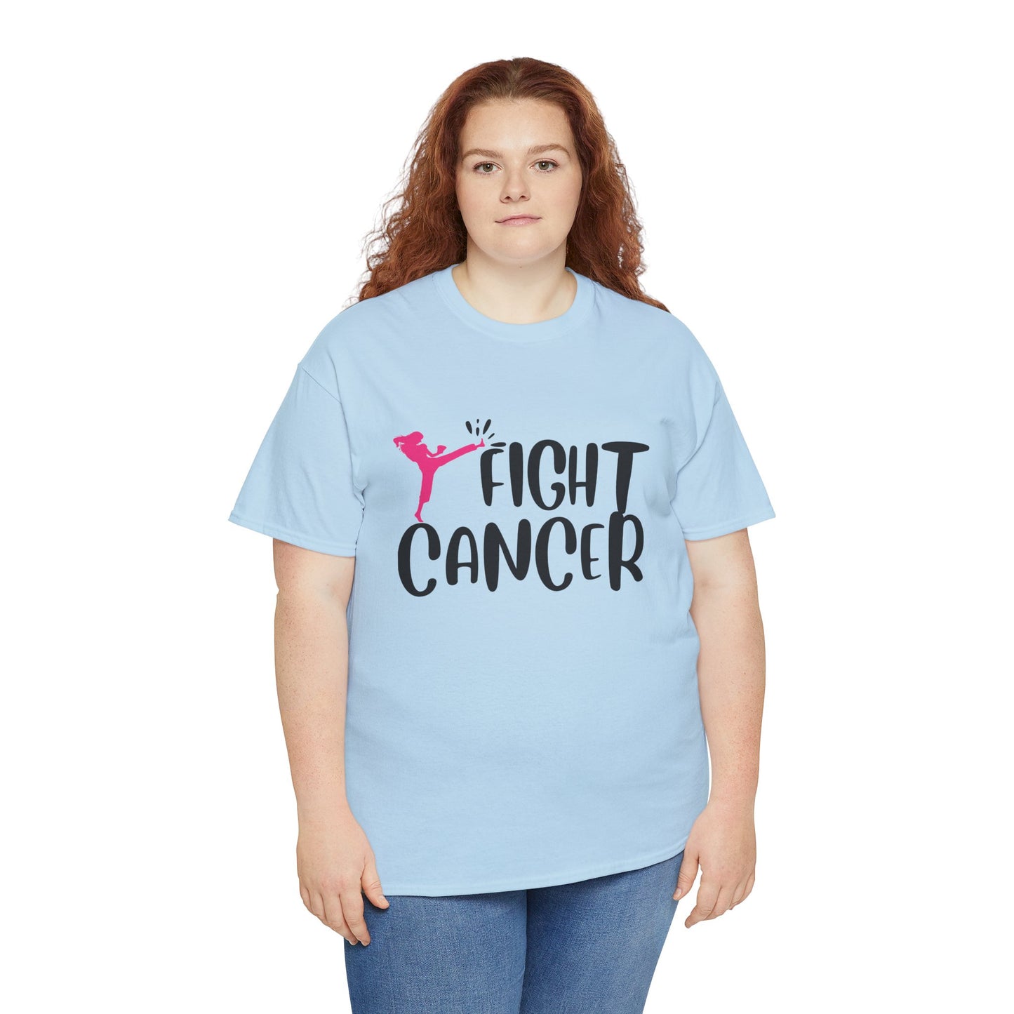Fight Cancer Unisex Heavy Cotton Tee