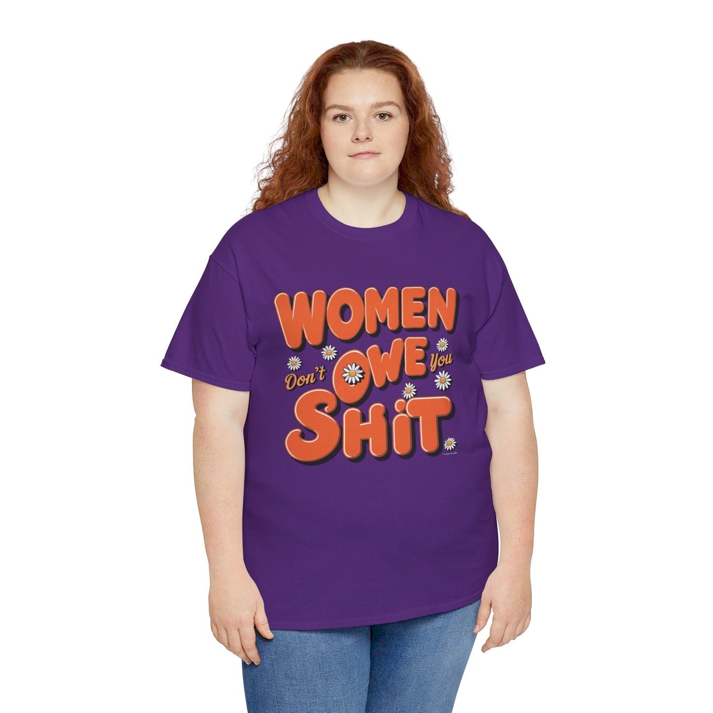 Women Don't Women Heavy Cotton Tee