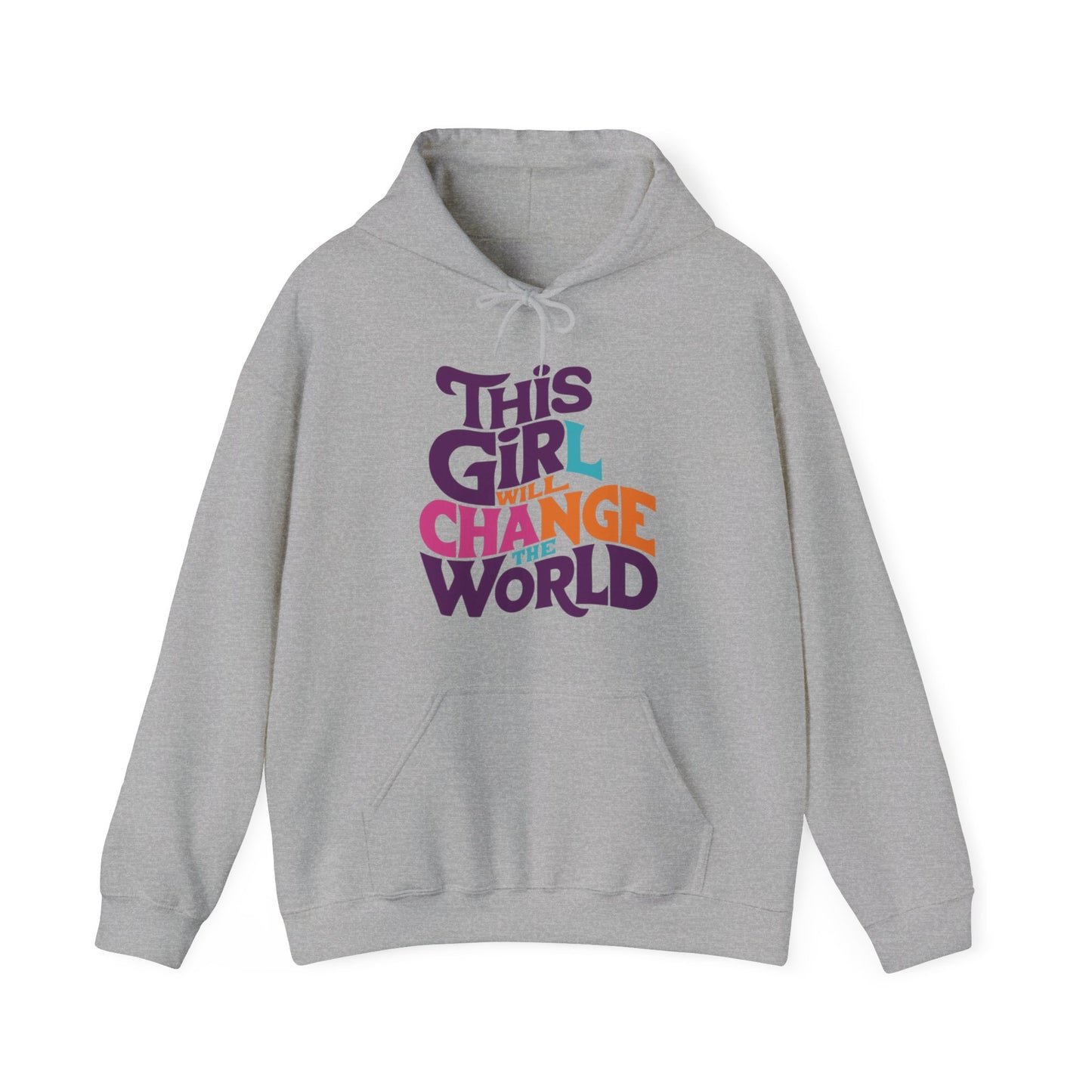 This Girl Will Change The World Unisex Heavy Blend™ Hooded Sweatshirt