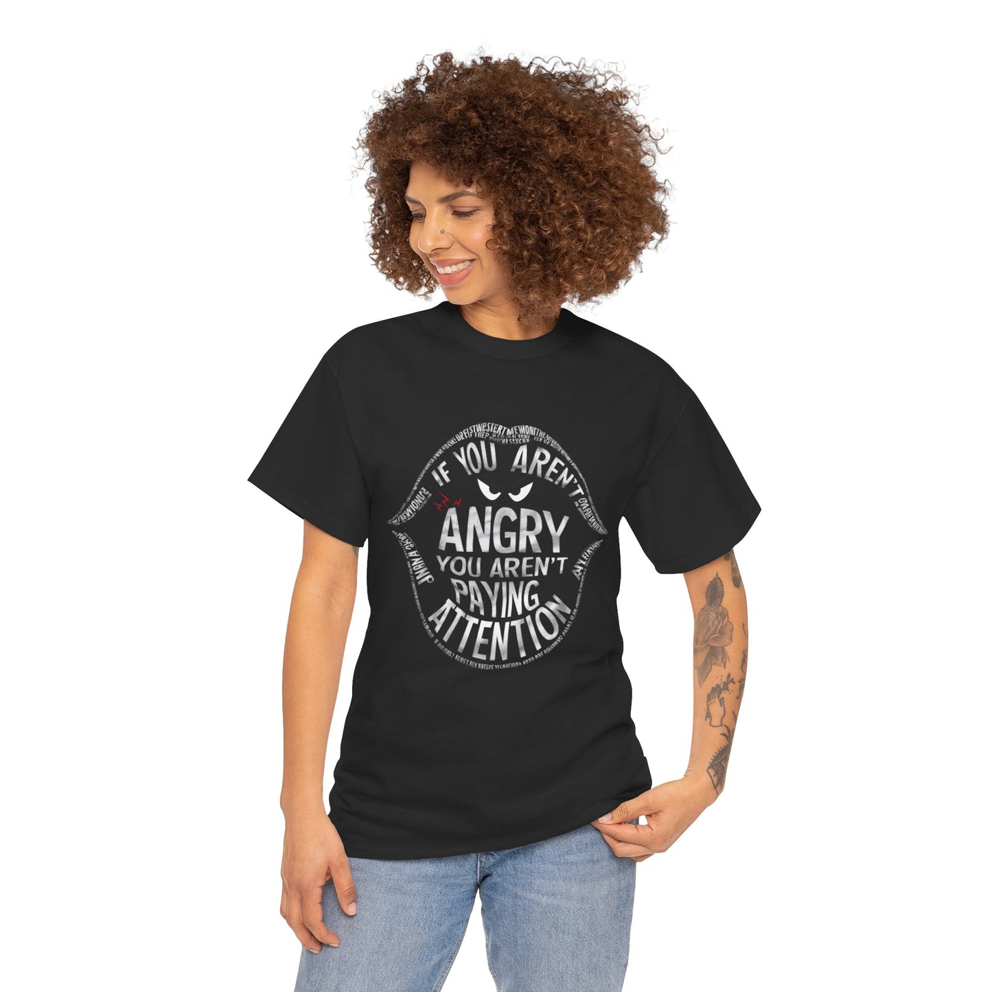 If You Aren't Printed T Shirt with Hearts