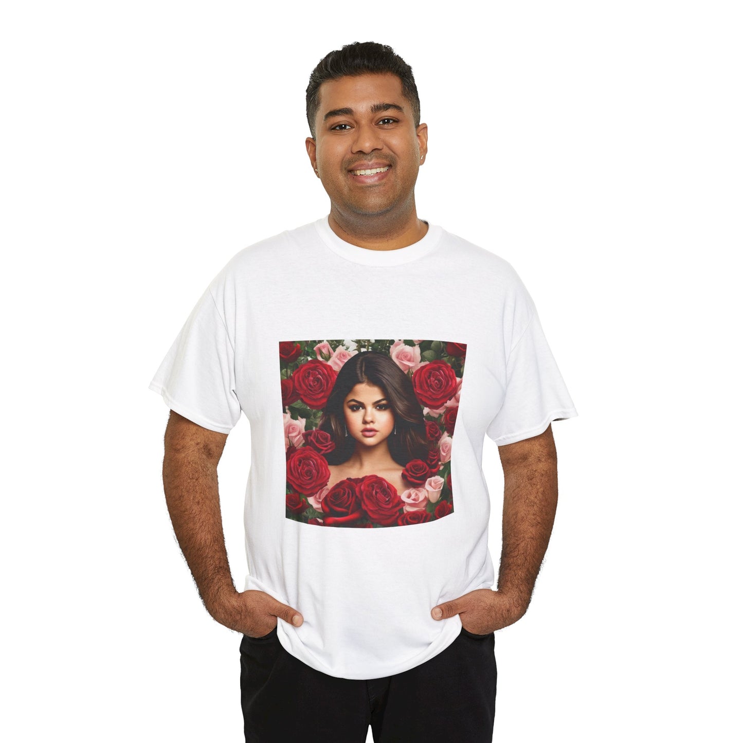 Selena Gomez T Shirt with Hearts