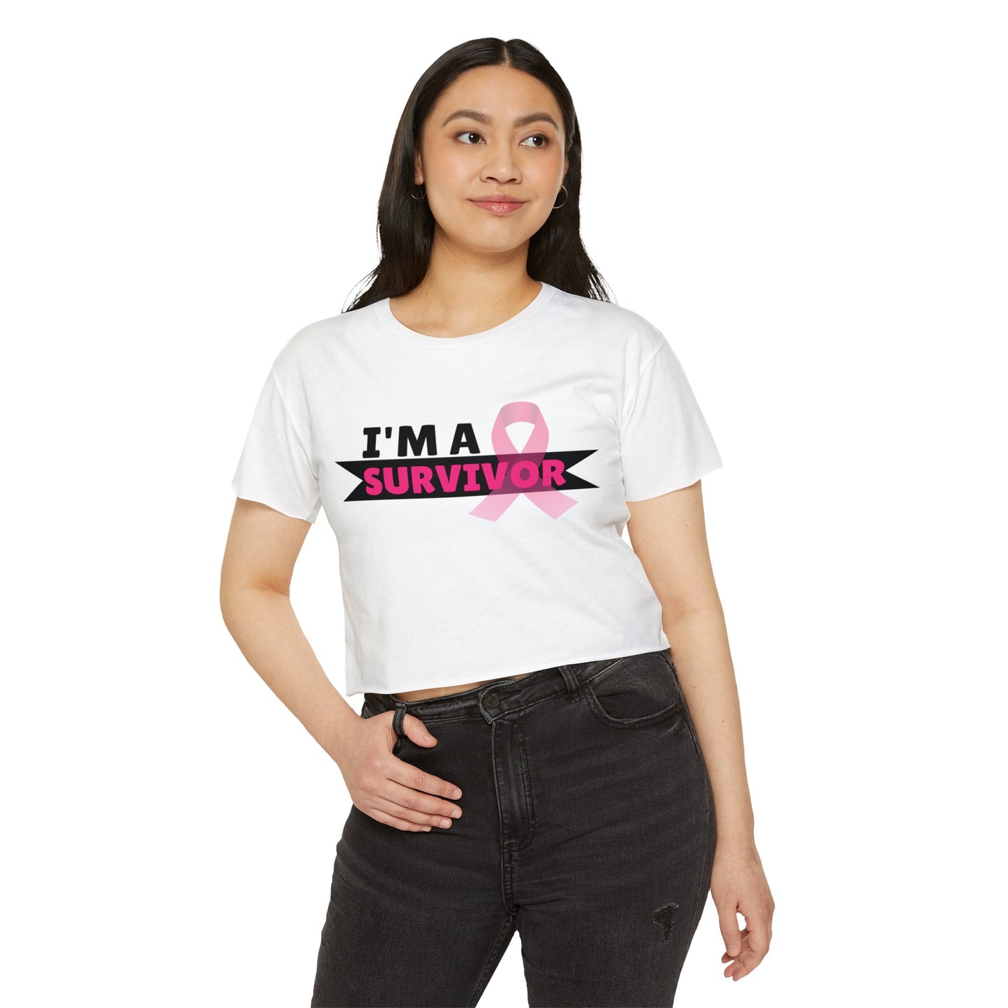 I'M A Survivor Women's Festival Crop Top