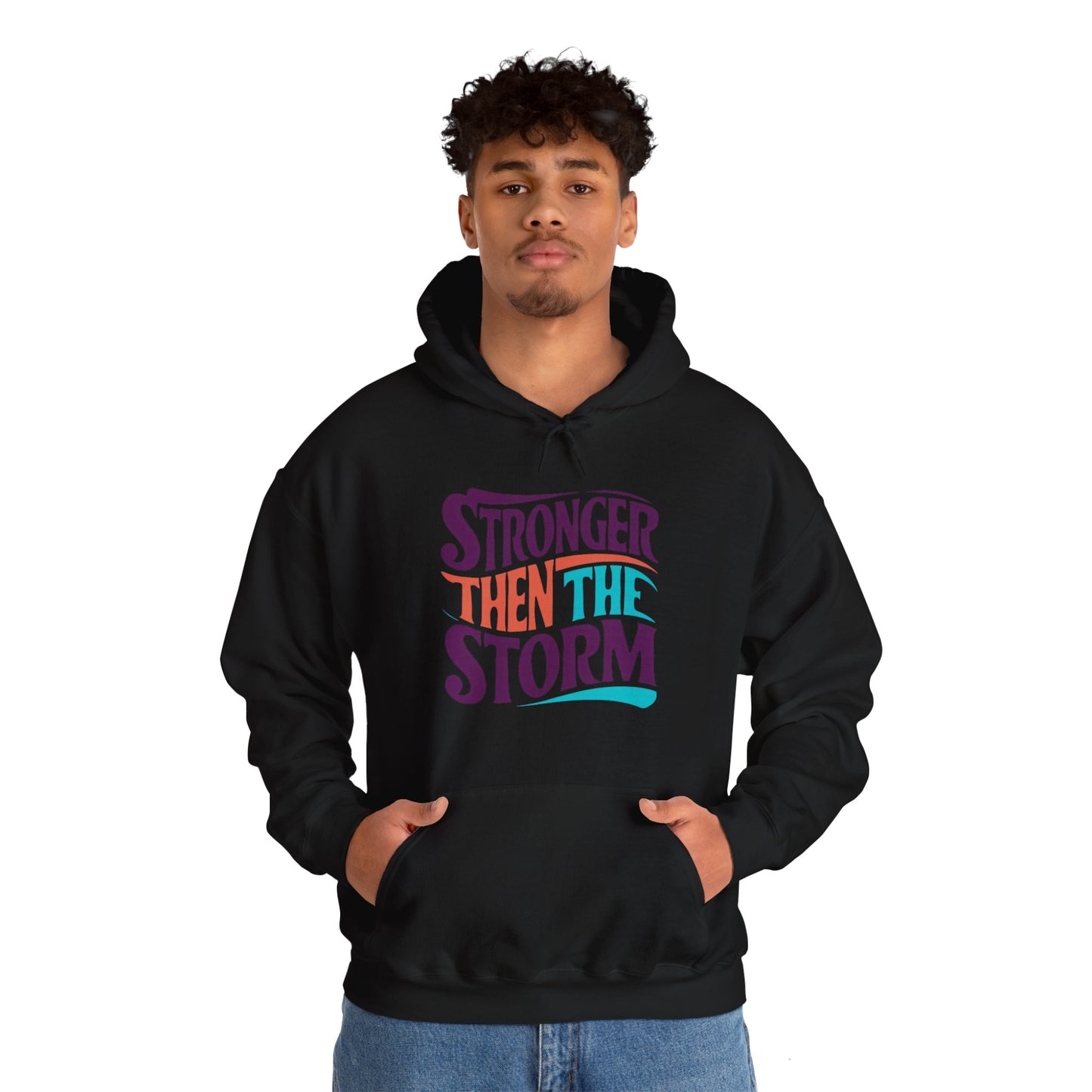 Stronger Than The Storm Unisex Heavy Blend™ Hooded Sweatshirt