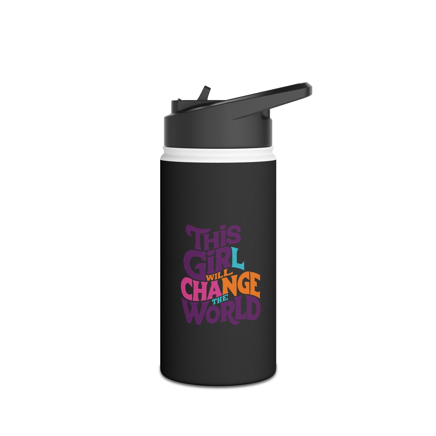 This Girl  Stainless Steel Water Bottle, Standard Lid