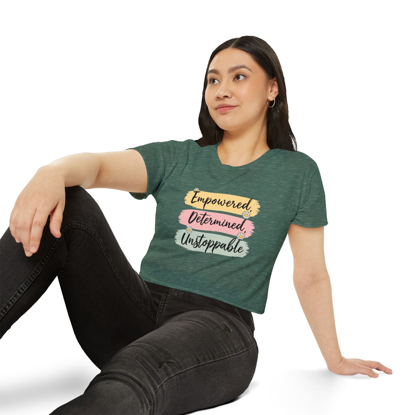Empowered Women's Festival Crop Top