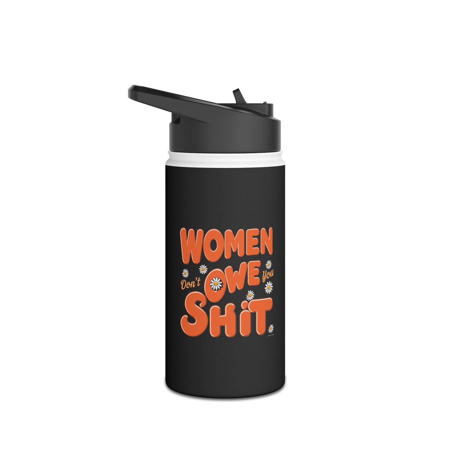 Women Stainless Steel Water Bottle, Standard Lid