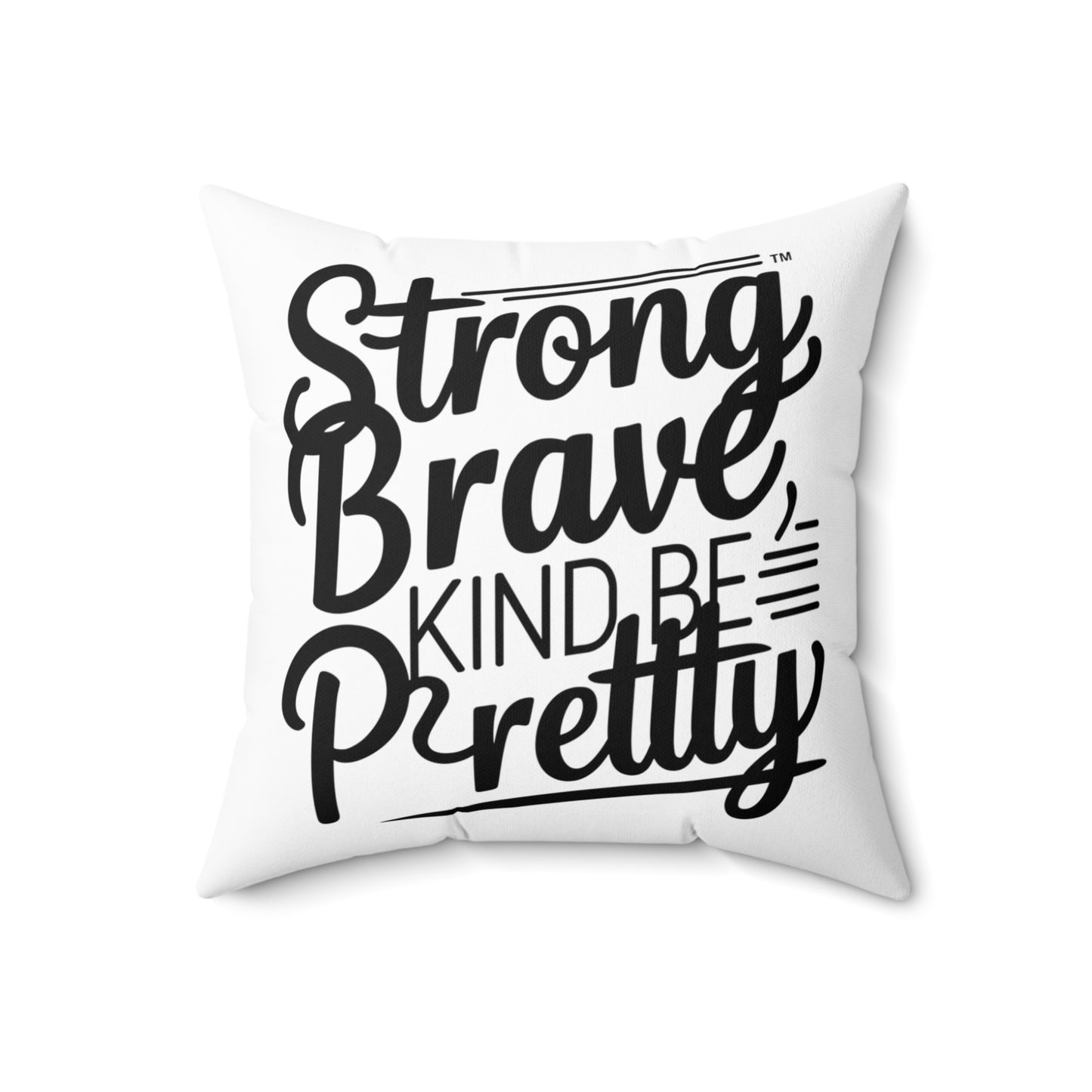 Strong Spun Polyester Square Pillow