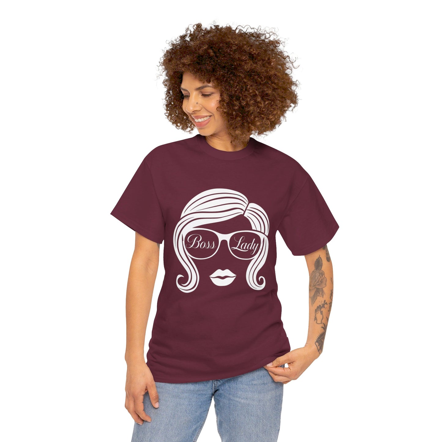 Boss Lady Women Heavy Cotton Tee