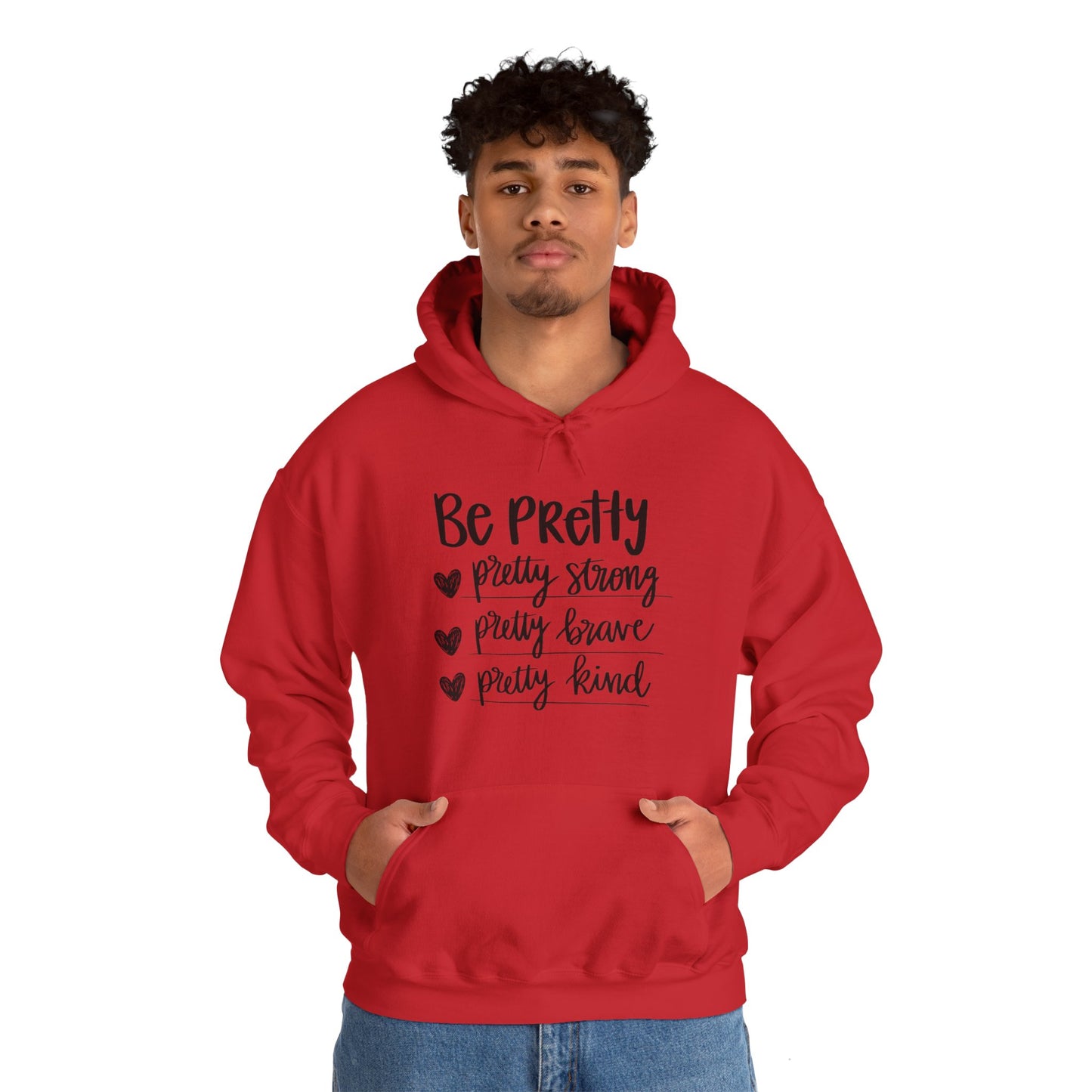 Be Pretty Pretty Strong Unisex Heavy Blend™ Hooded Sweatshirt