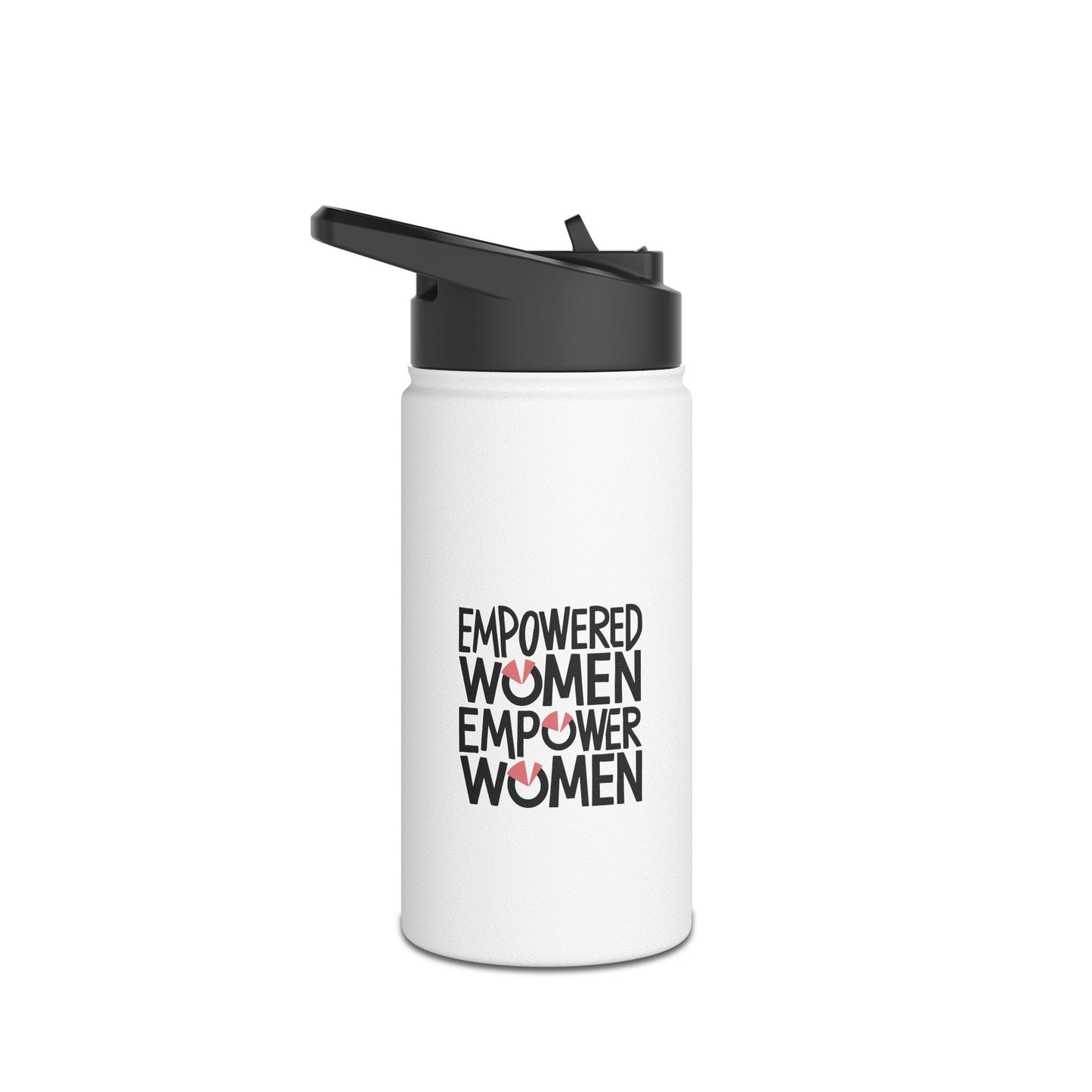 Empowered Women Stainless Steel Water Bottle, Standard Lid