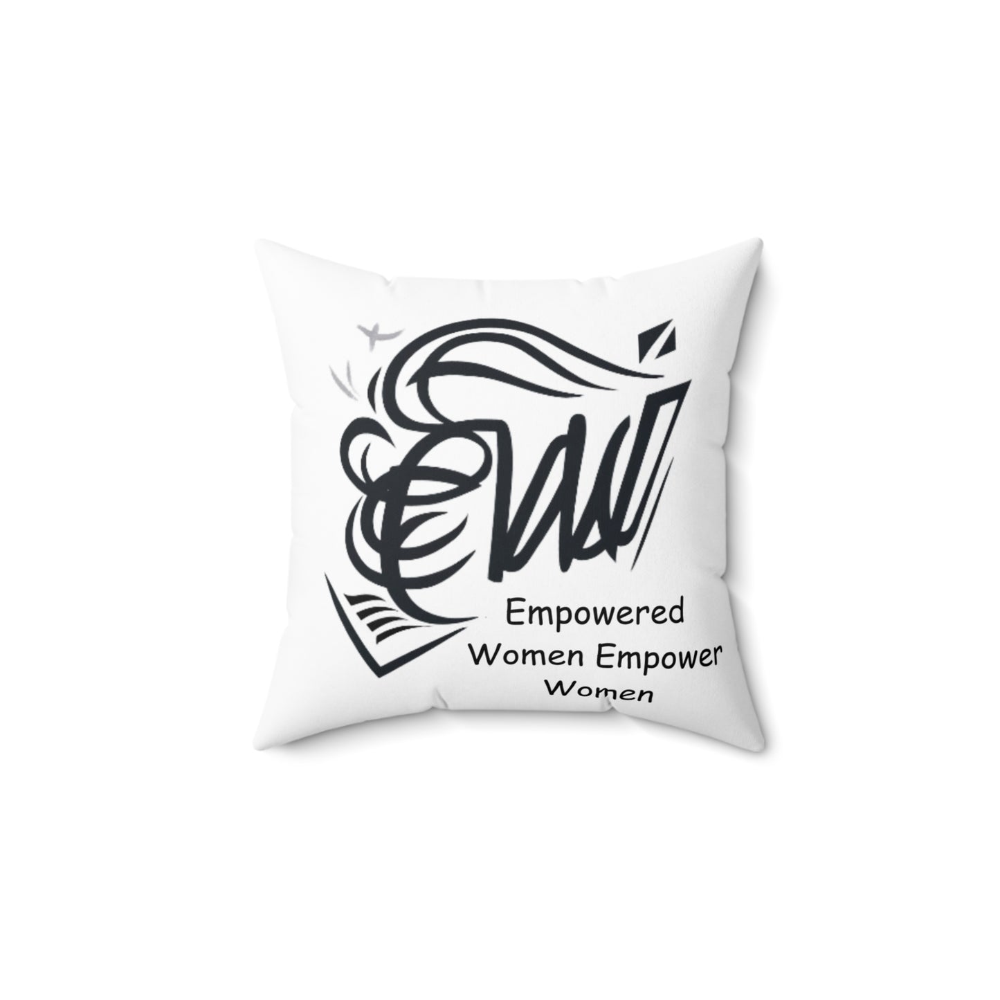 Empowered Spun Polyester Square Pillow