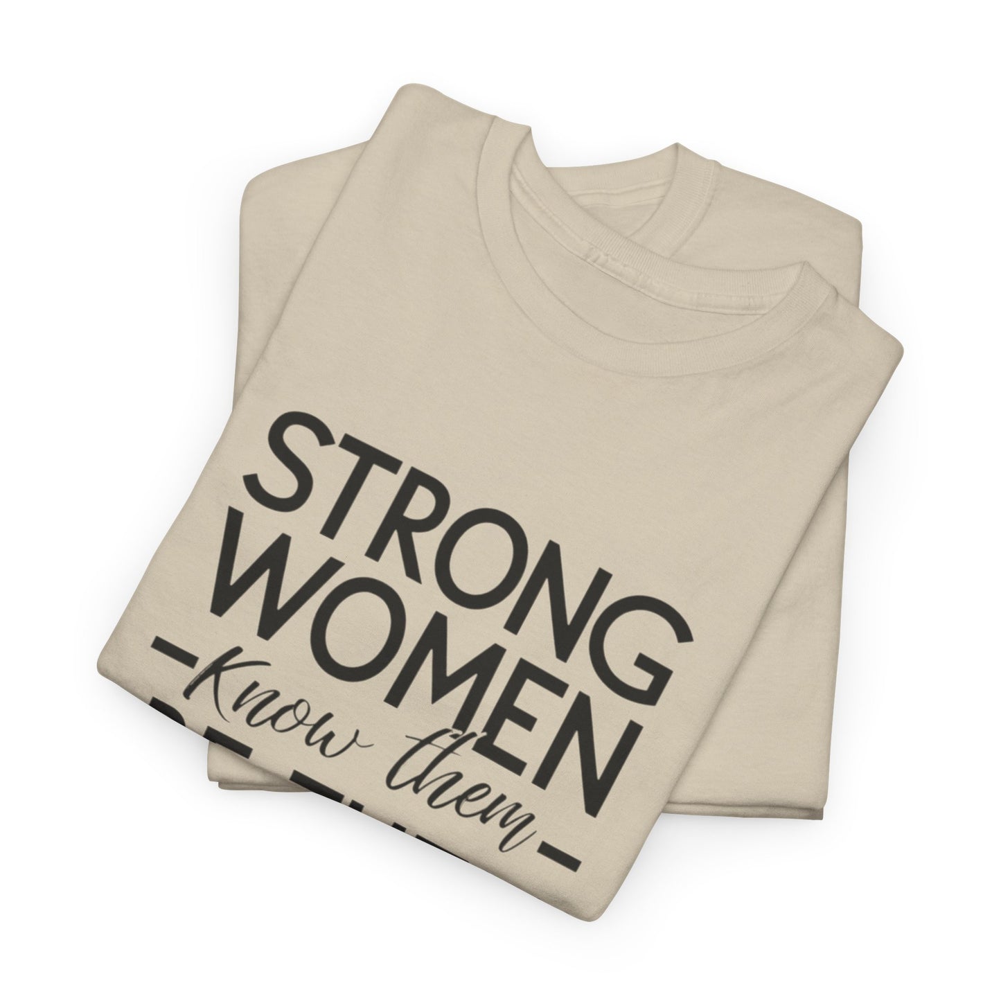 Strong Women Printed T Shirt with Hearts
