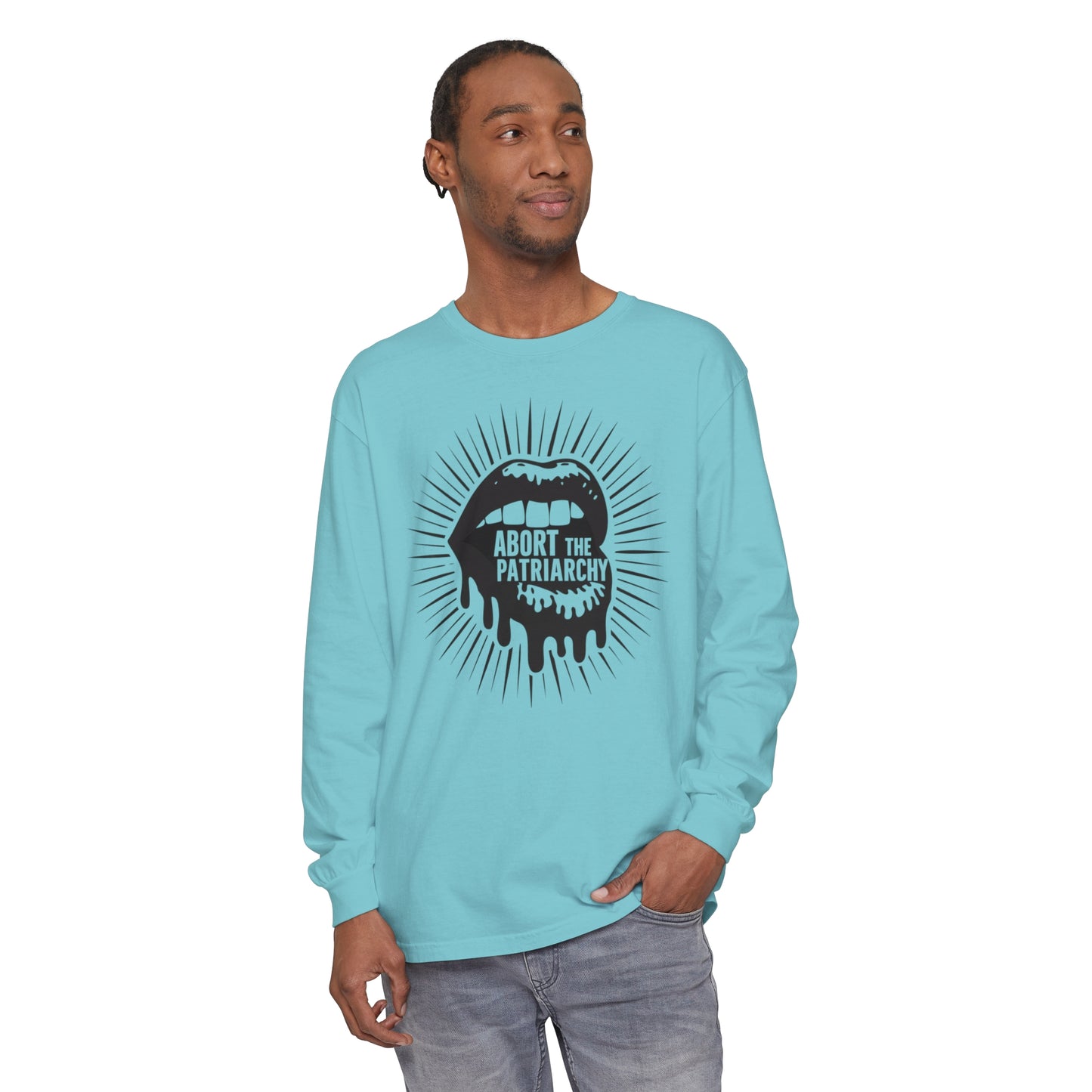 Abort The Women Garment-dyed Long Sleeve T-Shirt