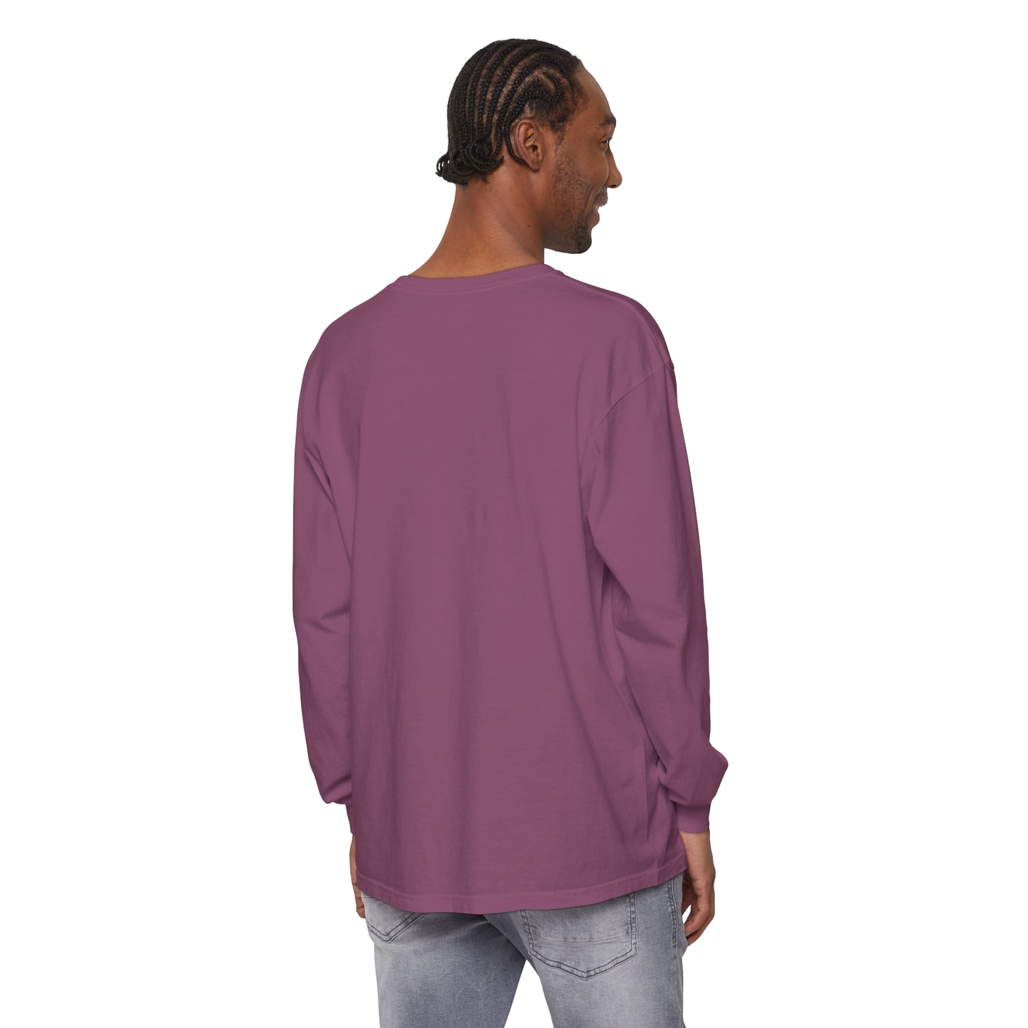 Be You Women Garment-dyed Long Sleeve T-Shirt