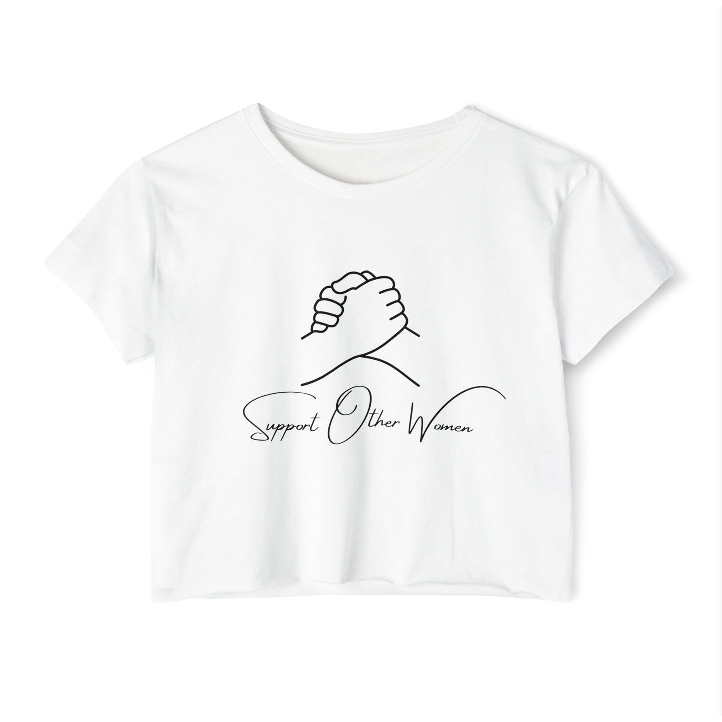 Support other women's Women's Festival Crop Top