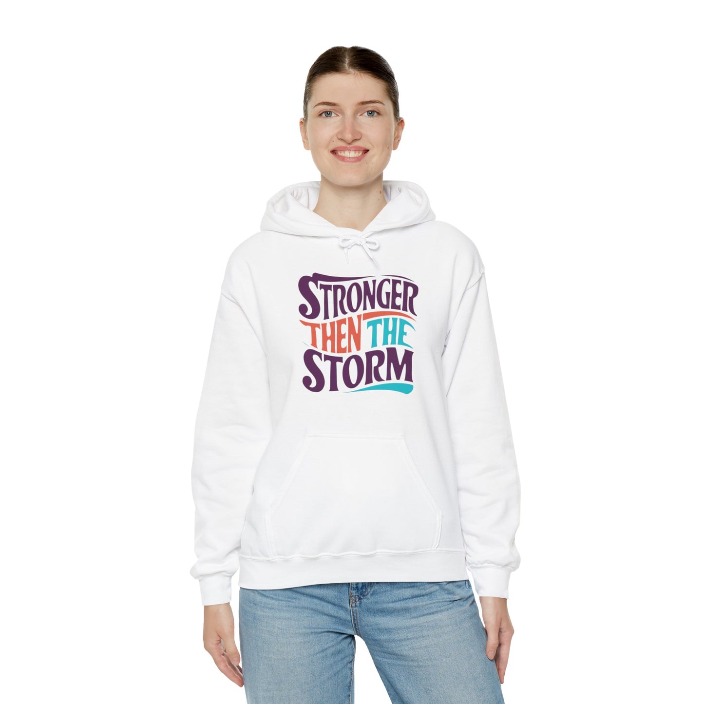Stronger Than The Storm Unisex Heavy Blend™ Hooded Sweatshirt