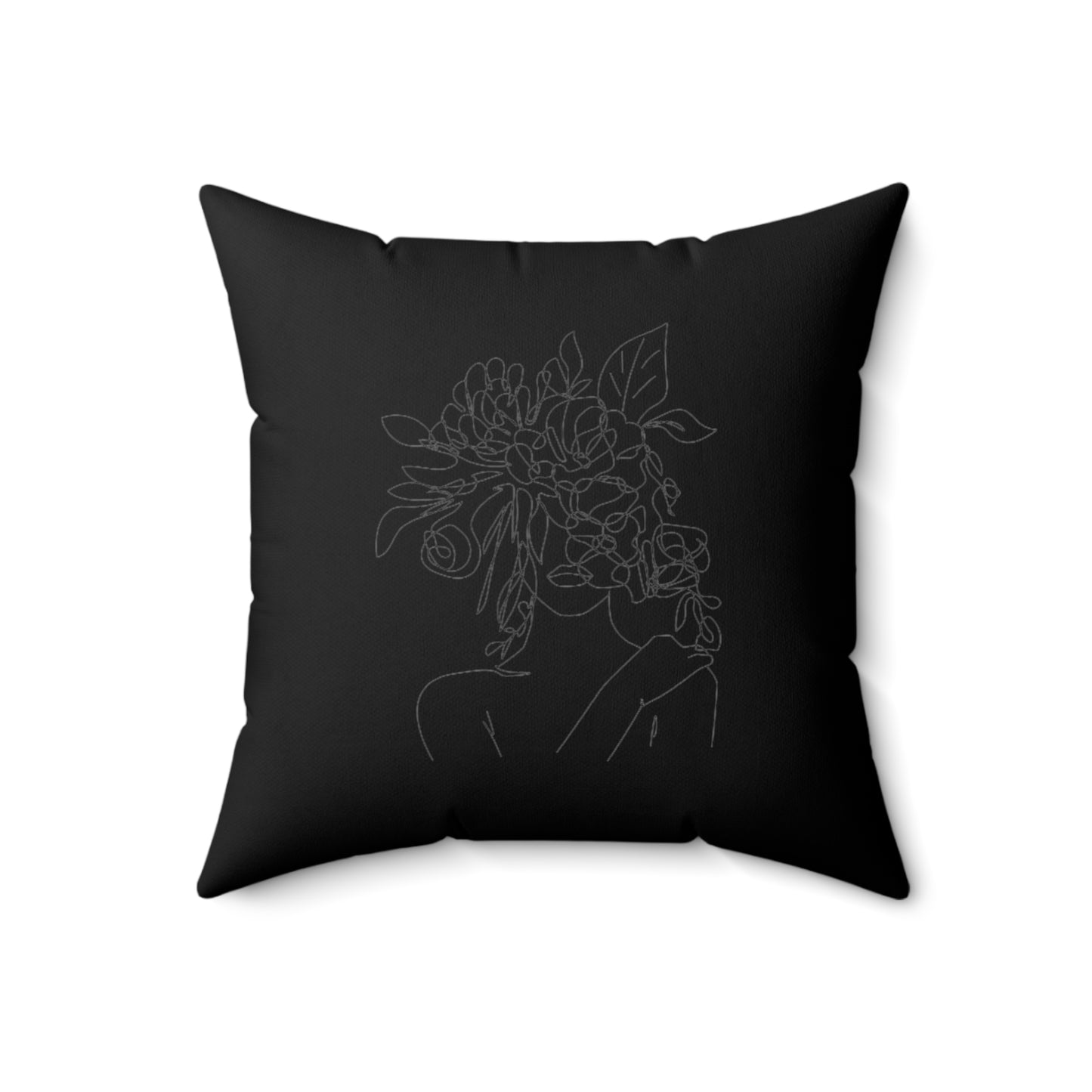 Women Spun Polyester Square Pillow