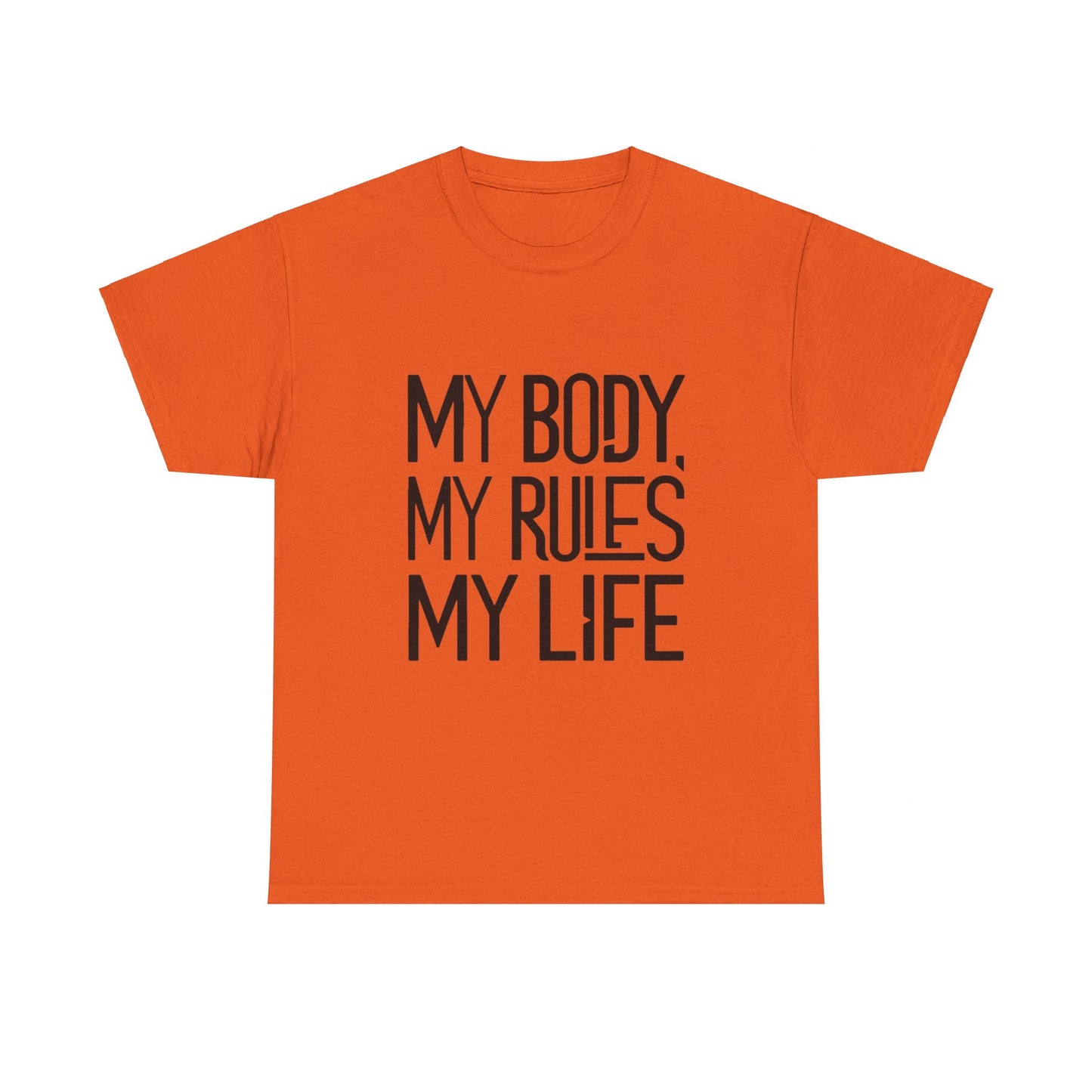 My Body, My Rules Women Heavy Cotton Tee