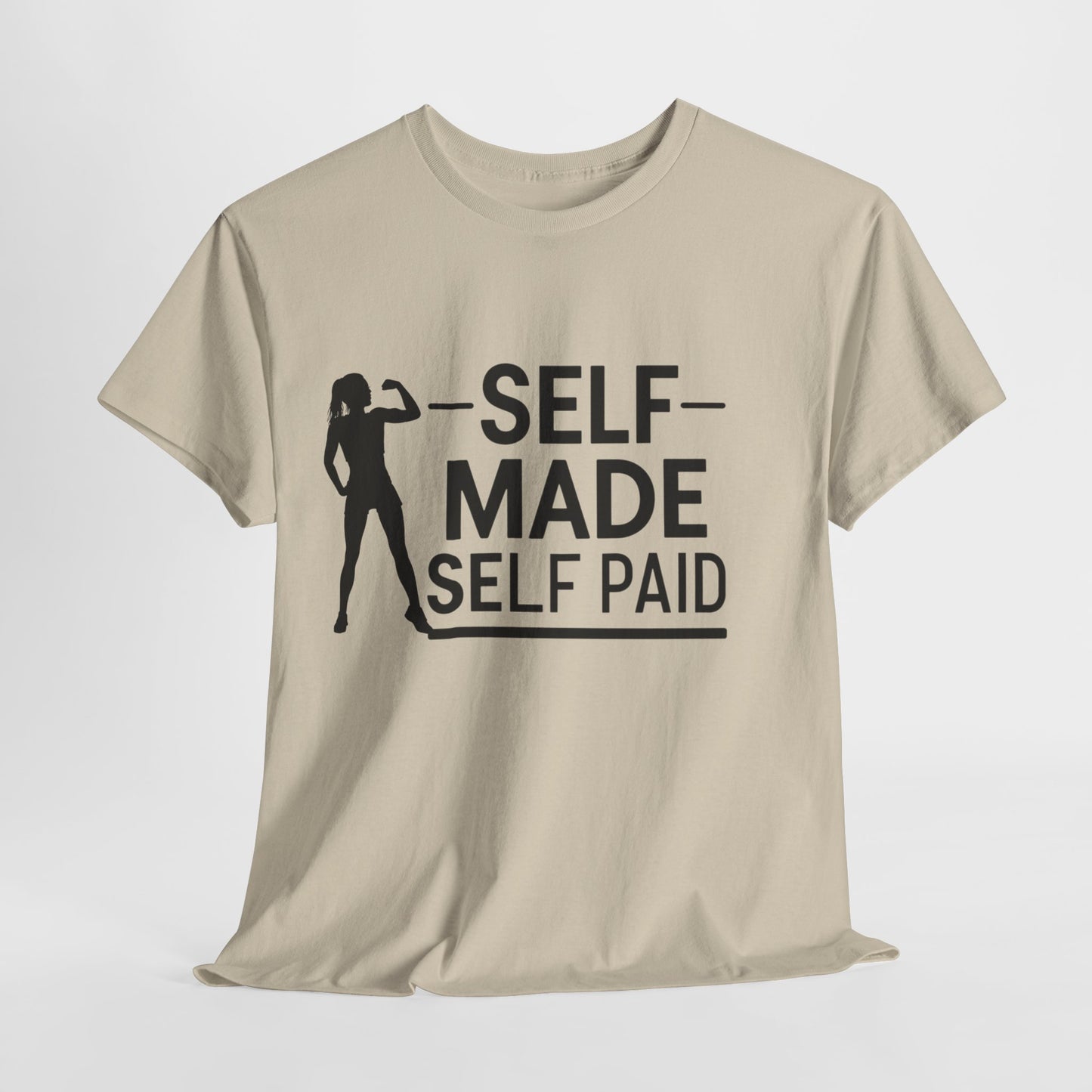 Self Made Printed T Shirt with Hearts