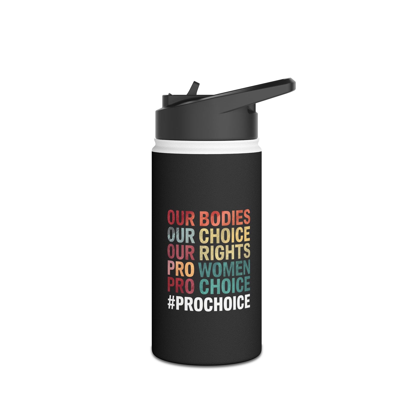Our Bodies  Stainless Steel Water Bottle, Standard Lid