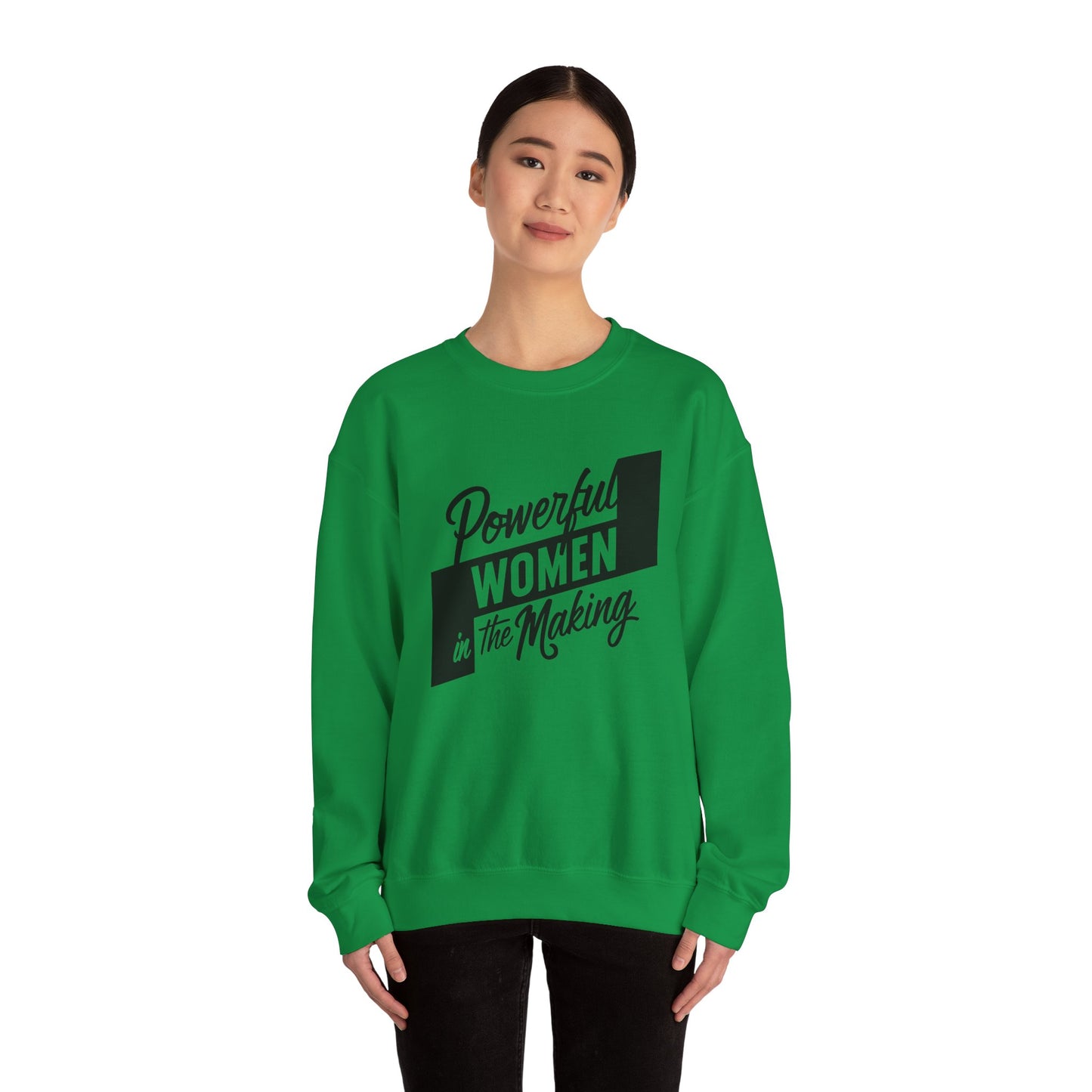 Powerful Women In The Making Unisex Heavy Blend™ Crewneck Sweatshirt