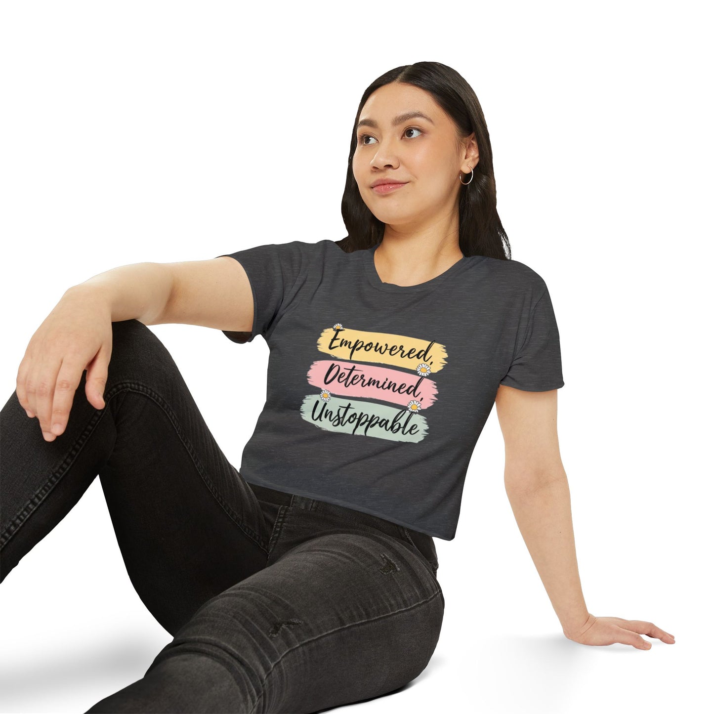 Empowered Women's Festival Crop Top