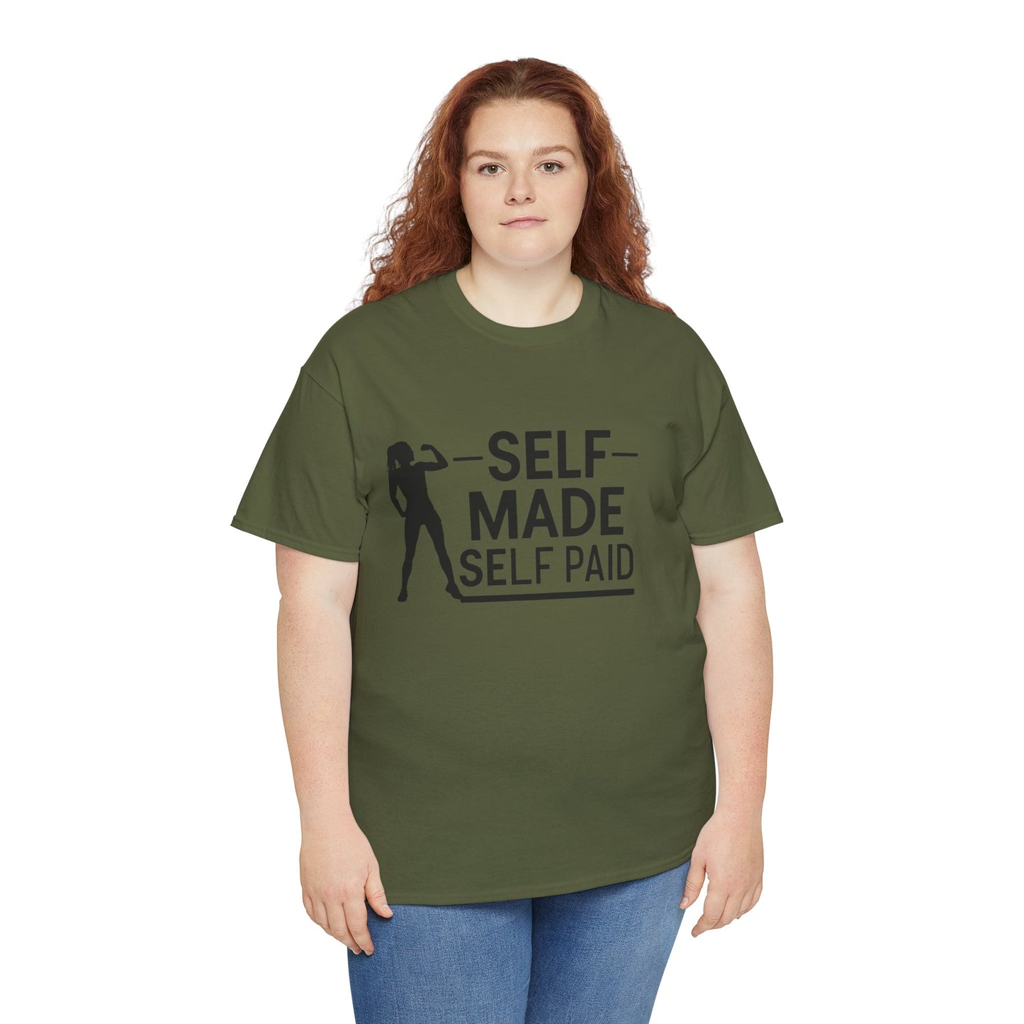 Self Made Printed T Shirt with Hearts