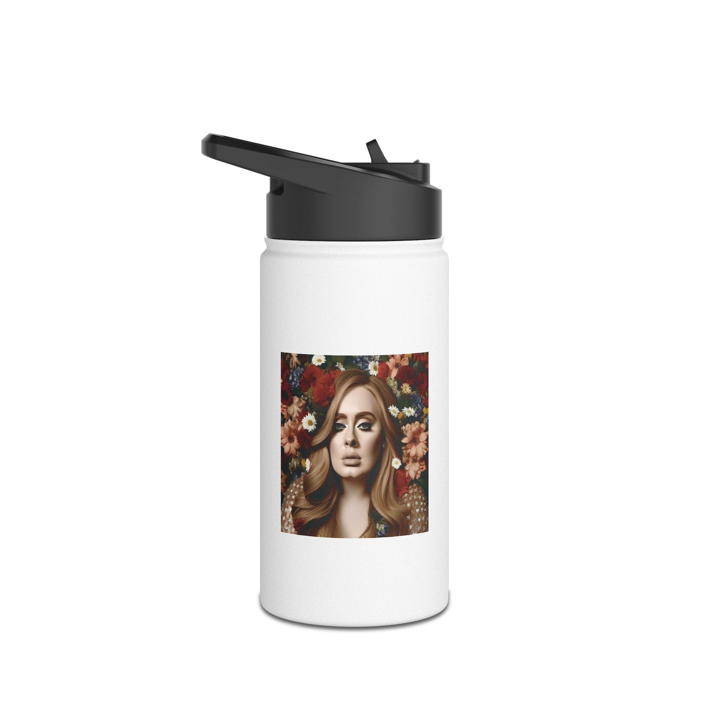 Women Stainless Steel Water Bottle, Standard Lid