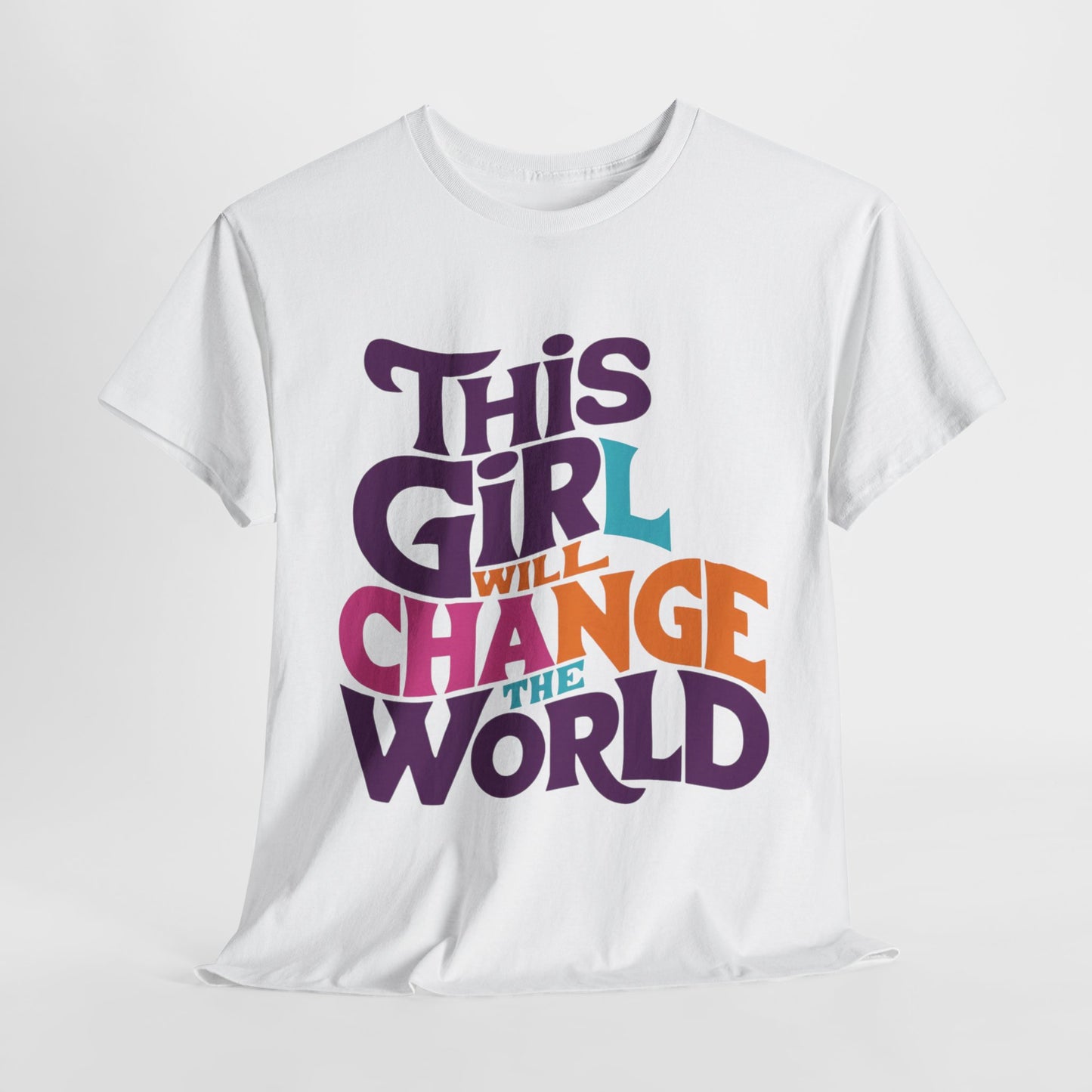 This Girl Printed  T Shirt with Hearts