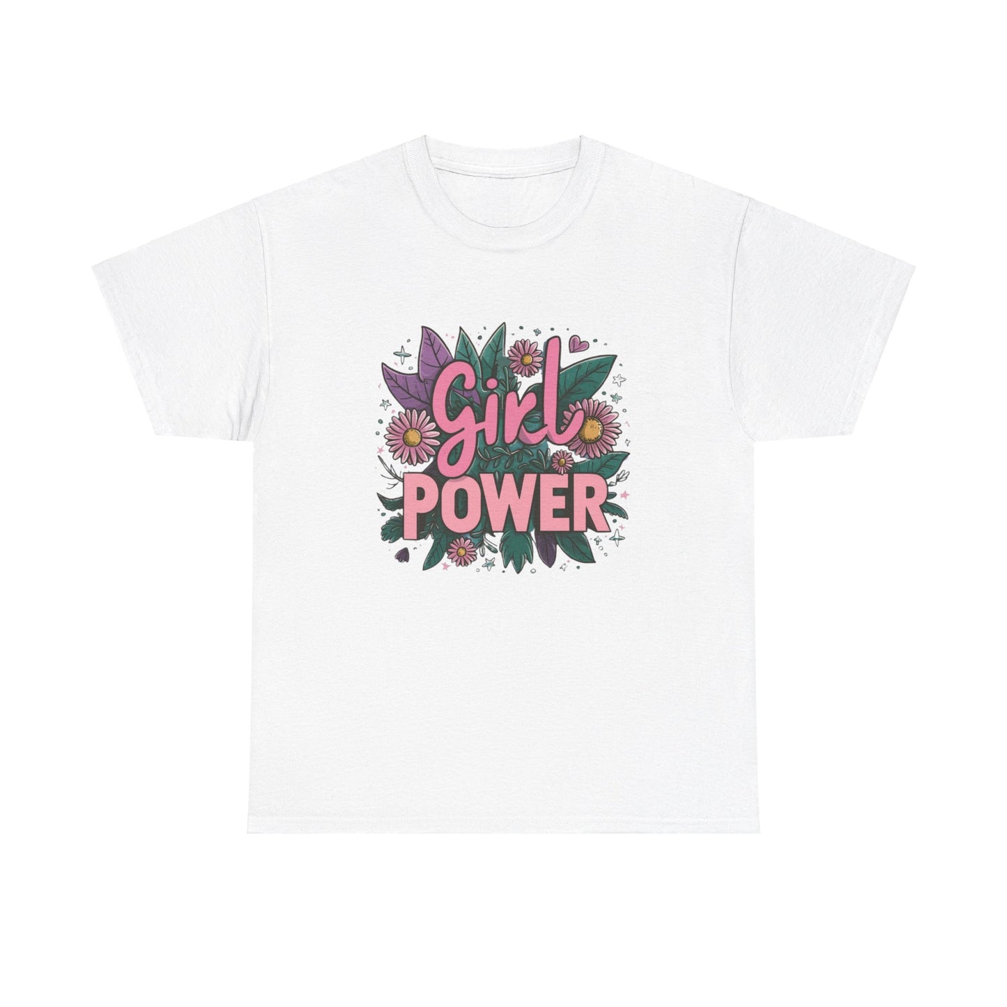 Girl Power Women Heavy Cotton Tee