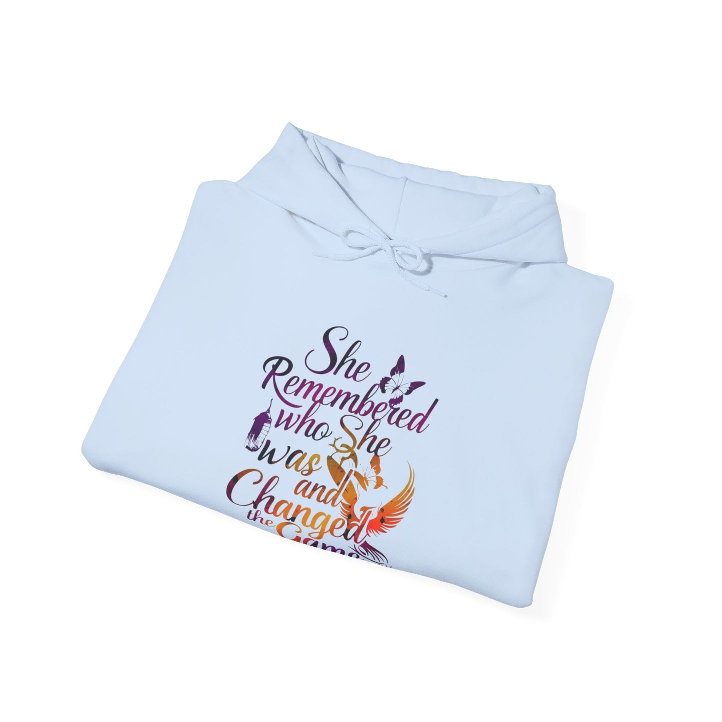 She Remembered Printed Unisex Heavy Blend™ Hooded Sweatshirt