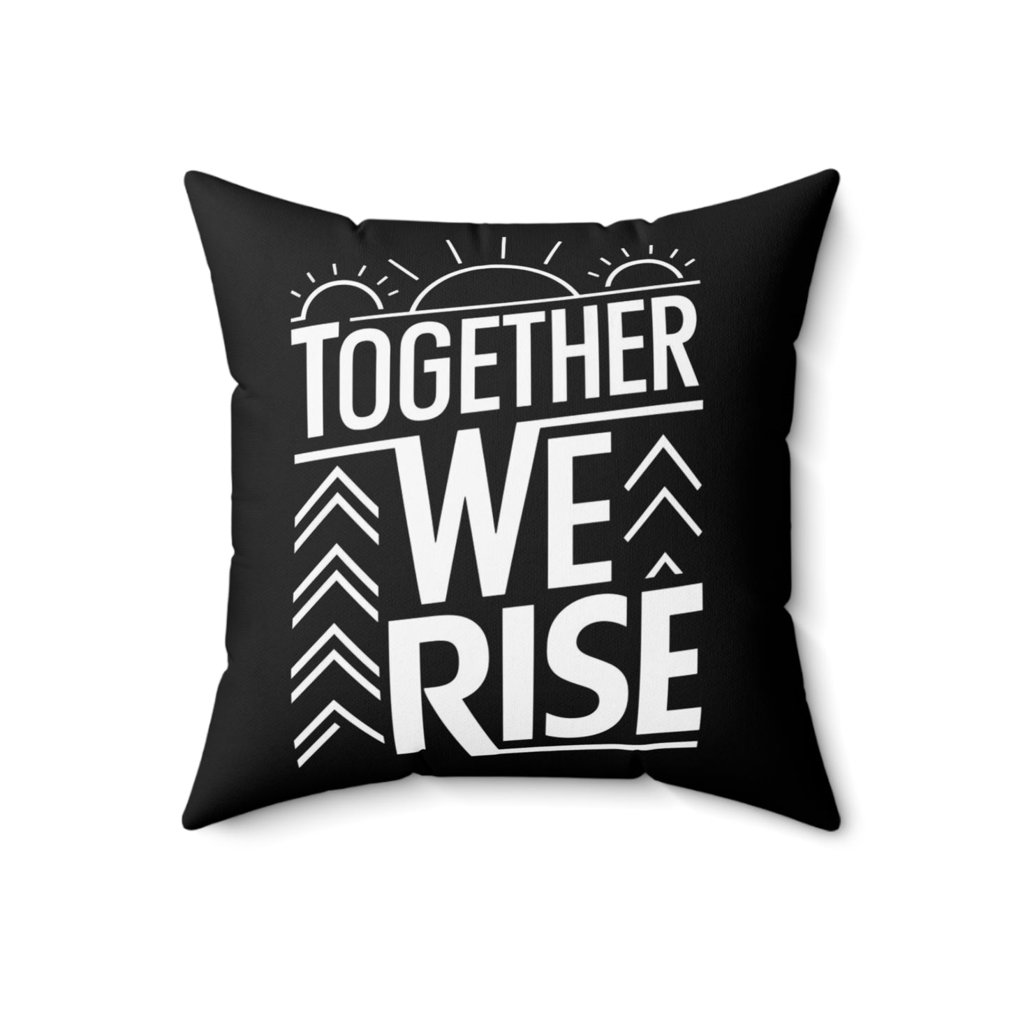 Together Spun Polyester Square Pillow