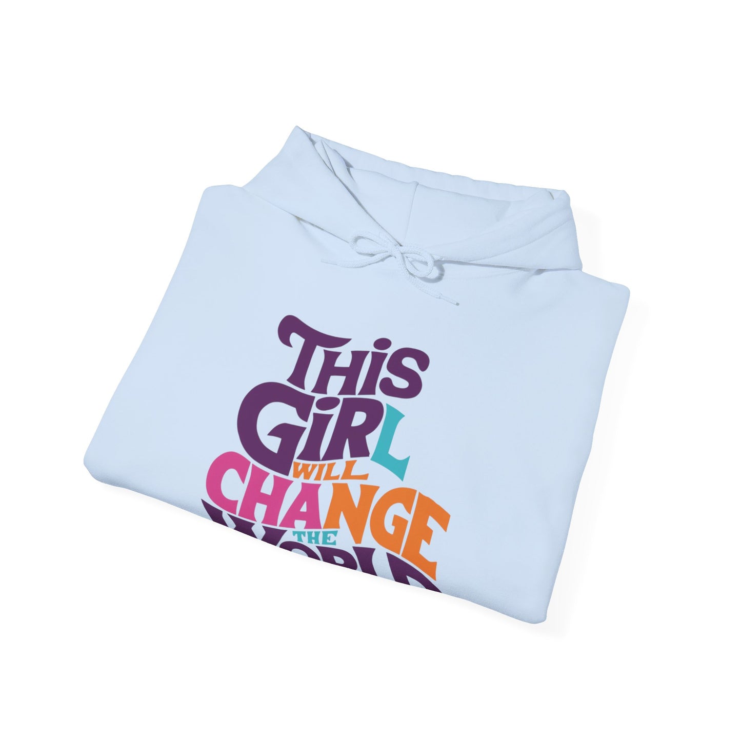 This Girl Will Change The World Unisex Heavy Blend™ Hooded Sweatshirt