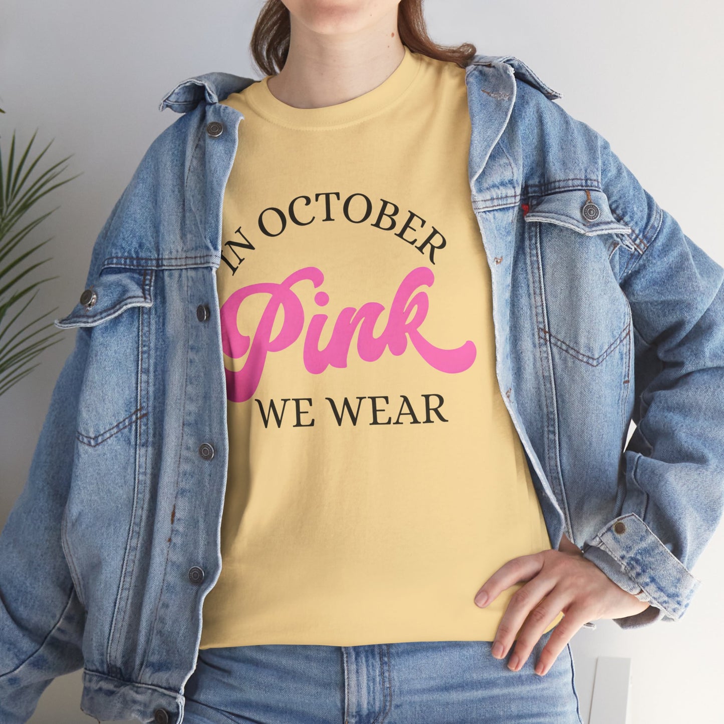 In October Unisex Heavy Cotton Tee