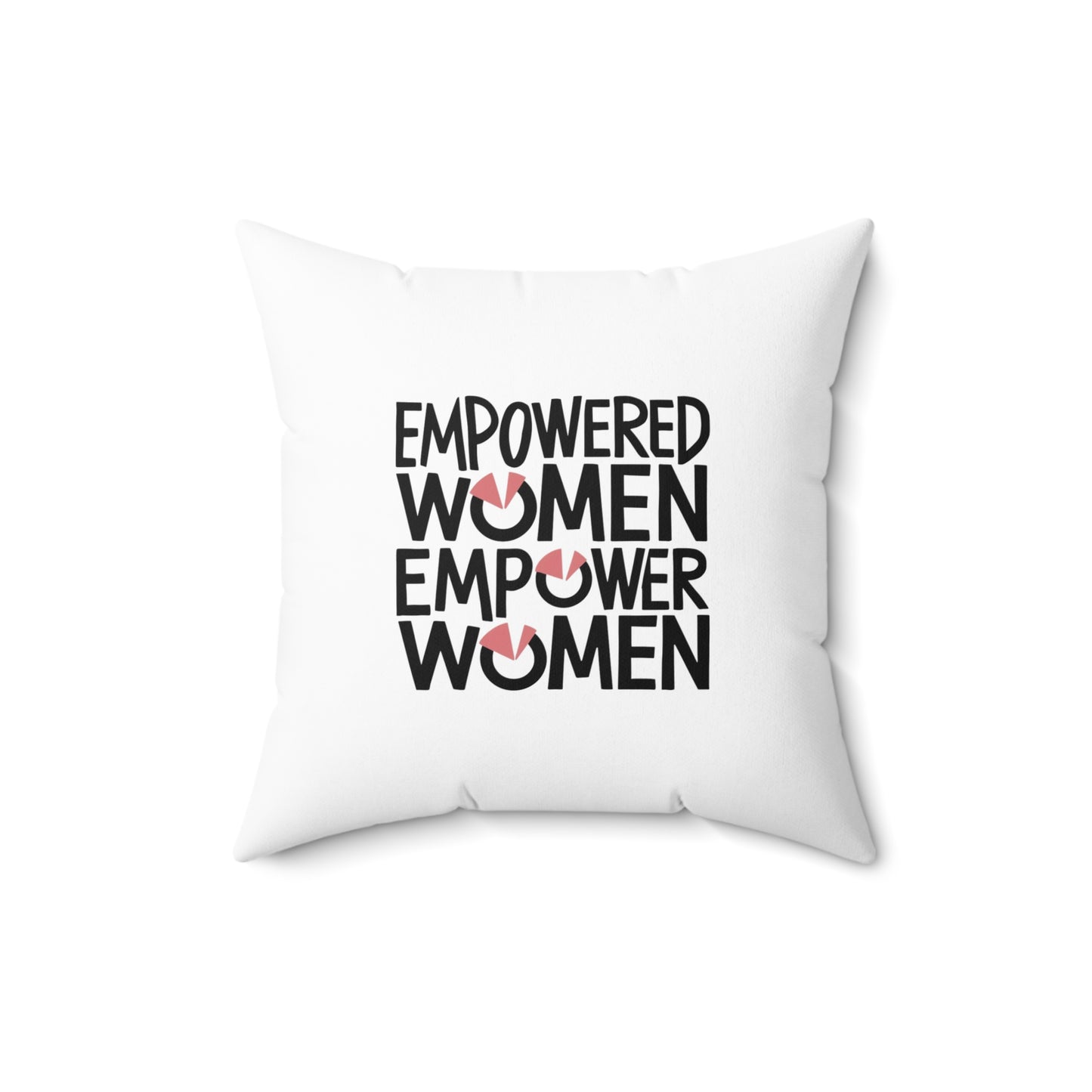 Empowered  Spun Polyester Square Pillow