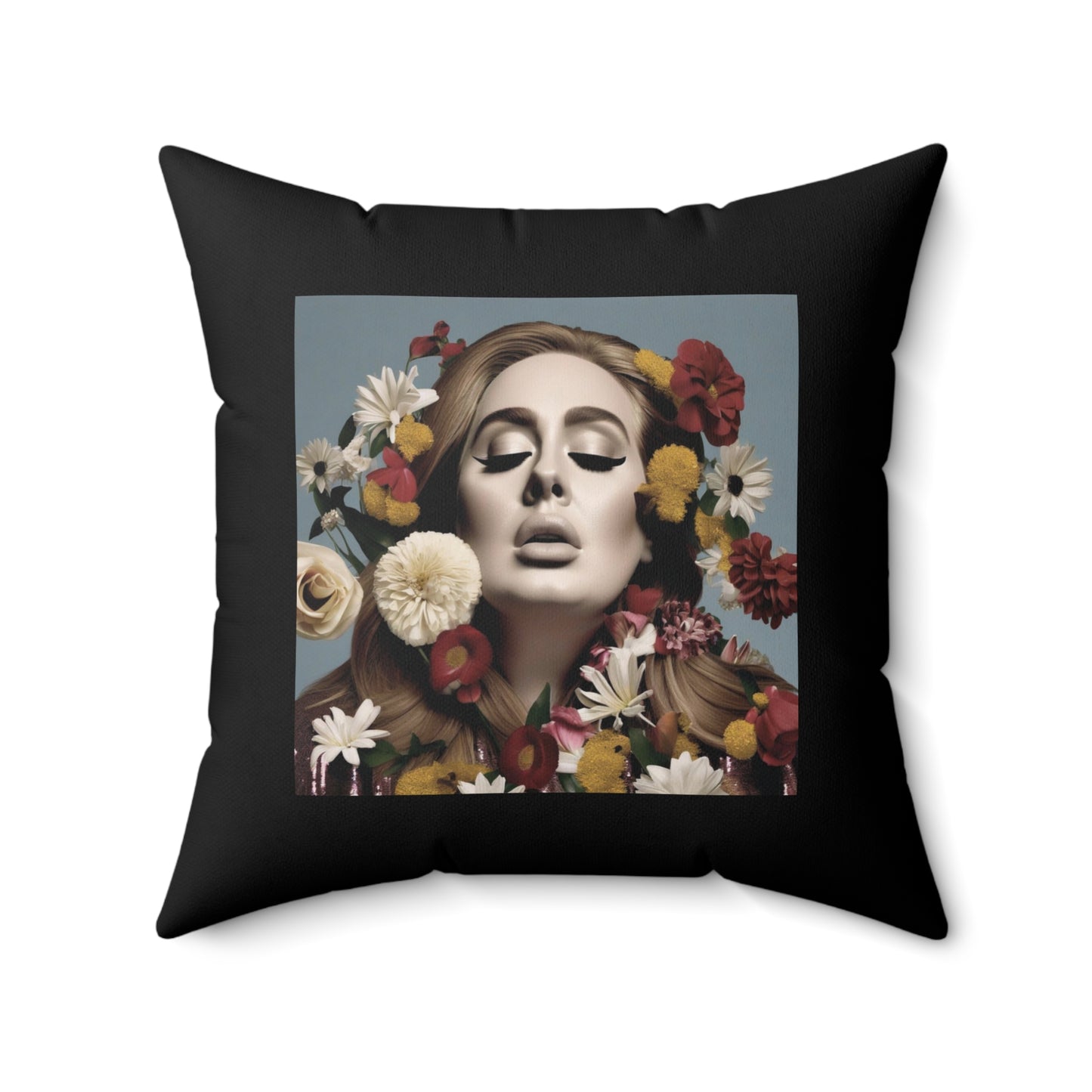 Women Spun Polyester Square Pillow